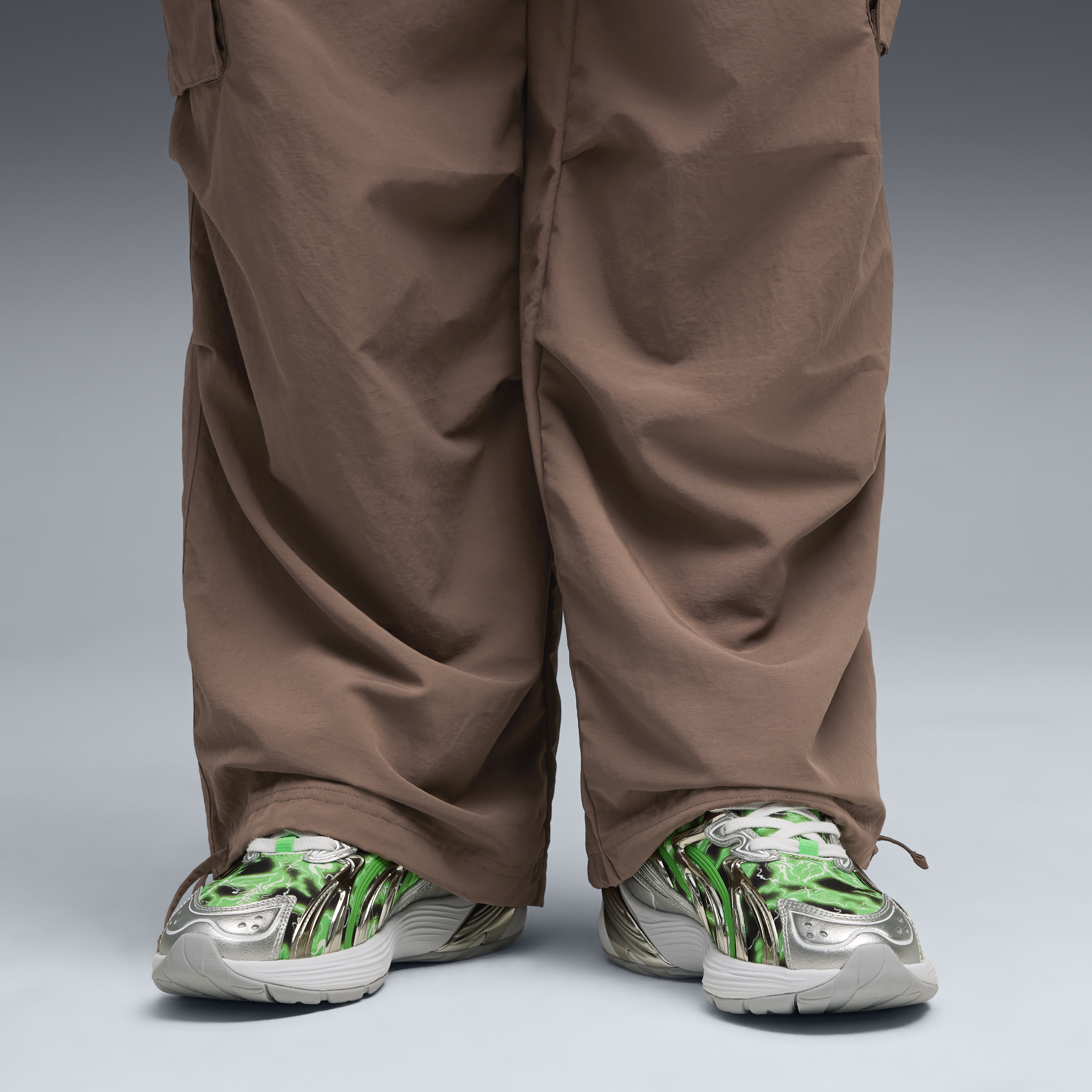 RIPNDIP Inverse (Puma Silver-Fluro Green Pes)