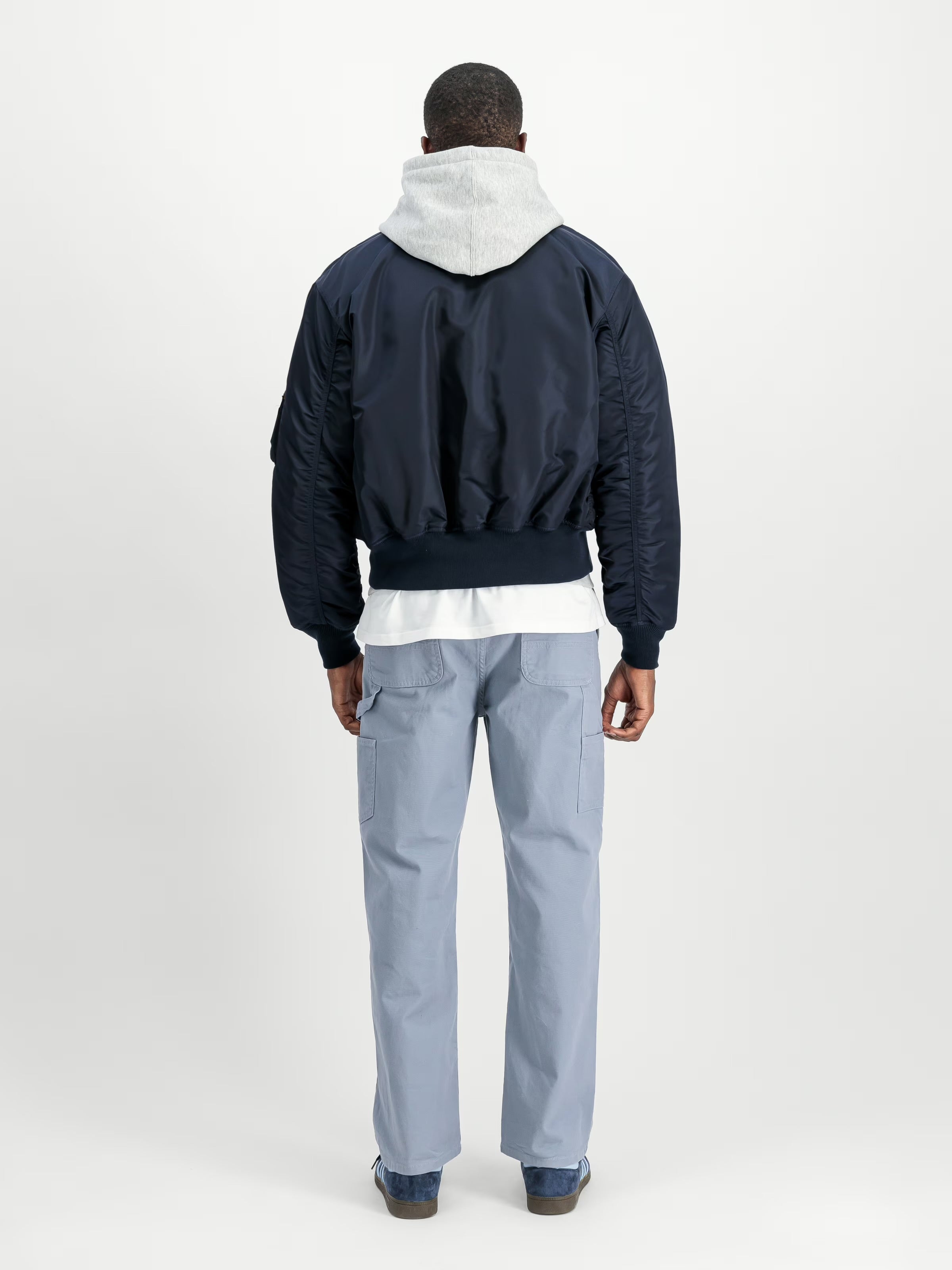 Alpha Industries CWU–45 Heritage Bomber Jacket (Rep. Blue)