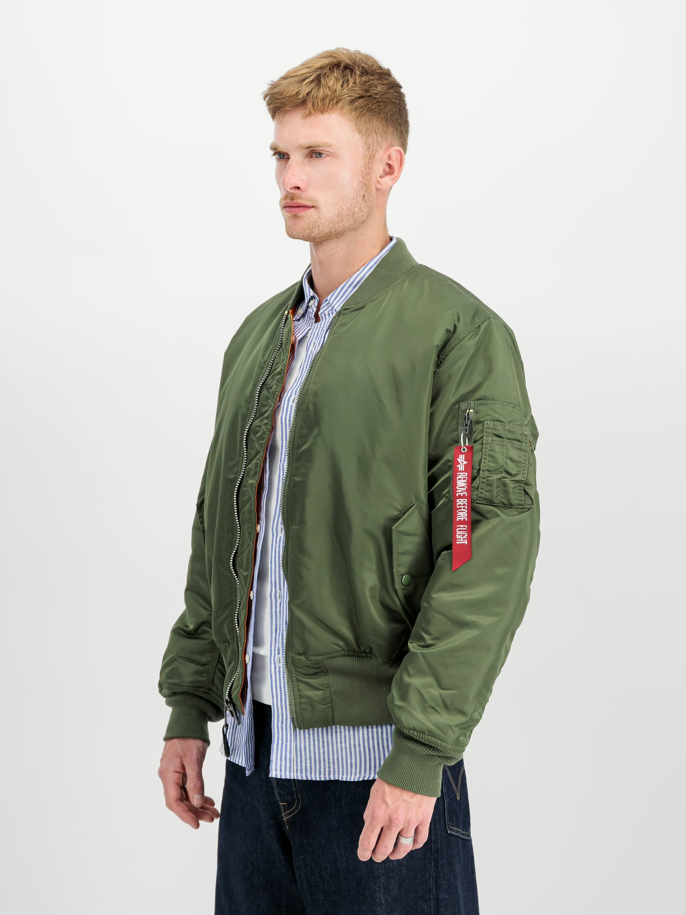 Alpha Industries MA-1 Heritage Bomber Jacket (Sage-Green)