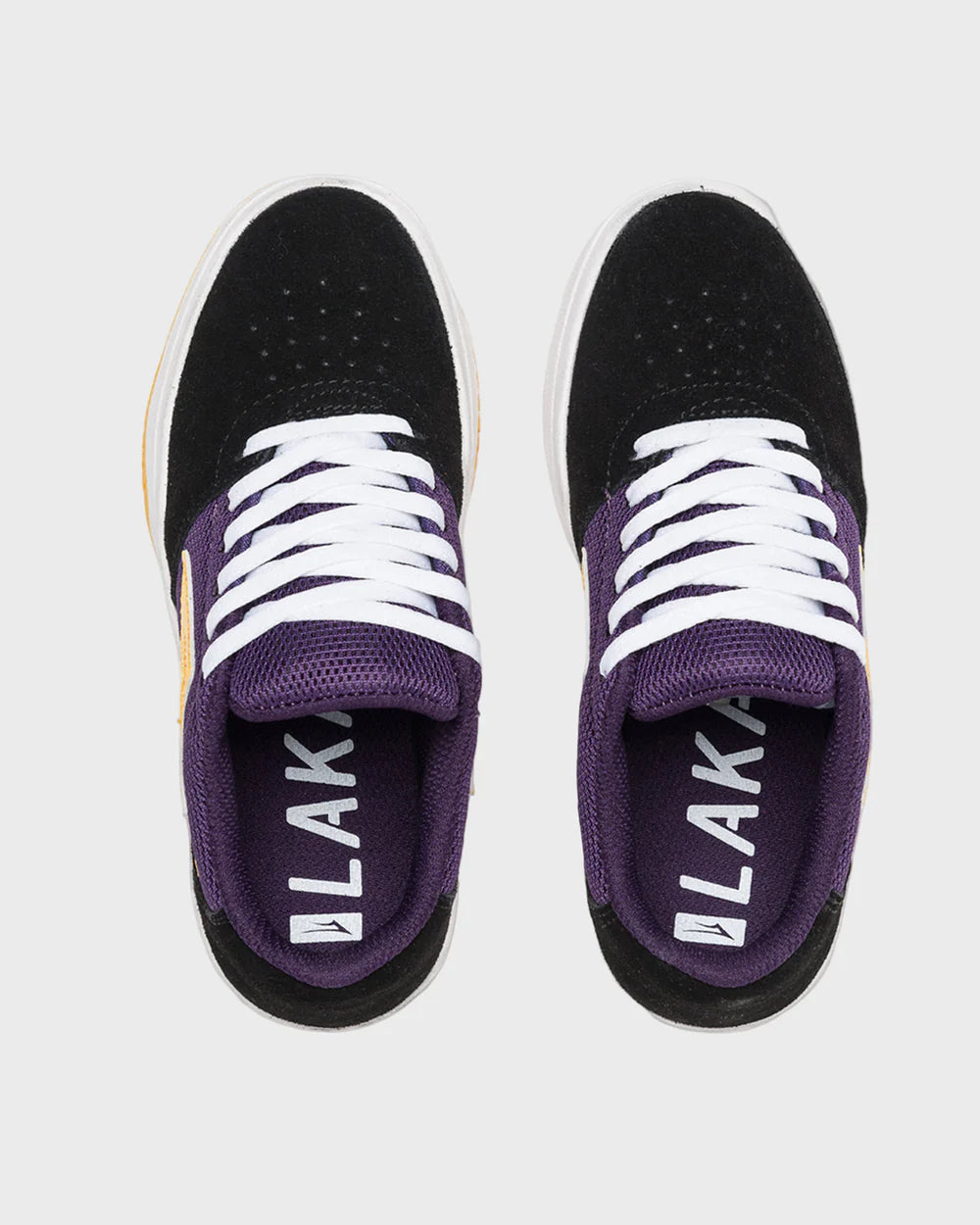 Brighton Kids - Black/Grape Suede