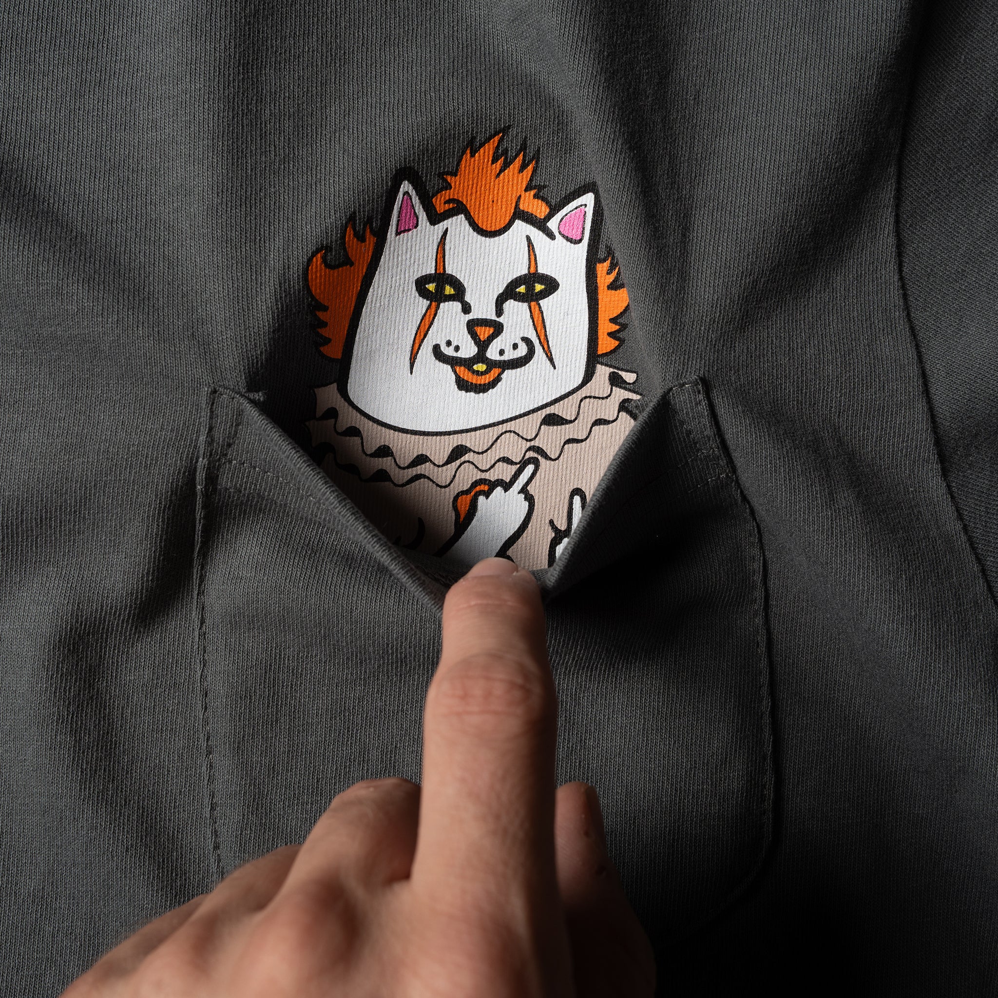 RIPNDIP It's Nerm Pocket Tee (Charcoal)