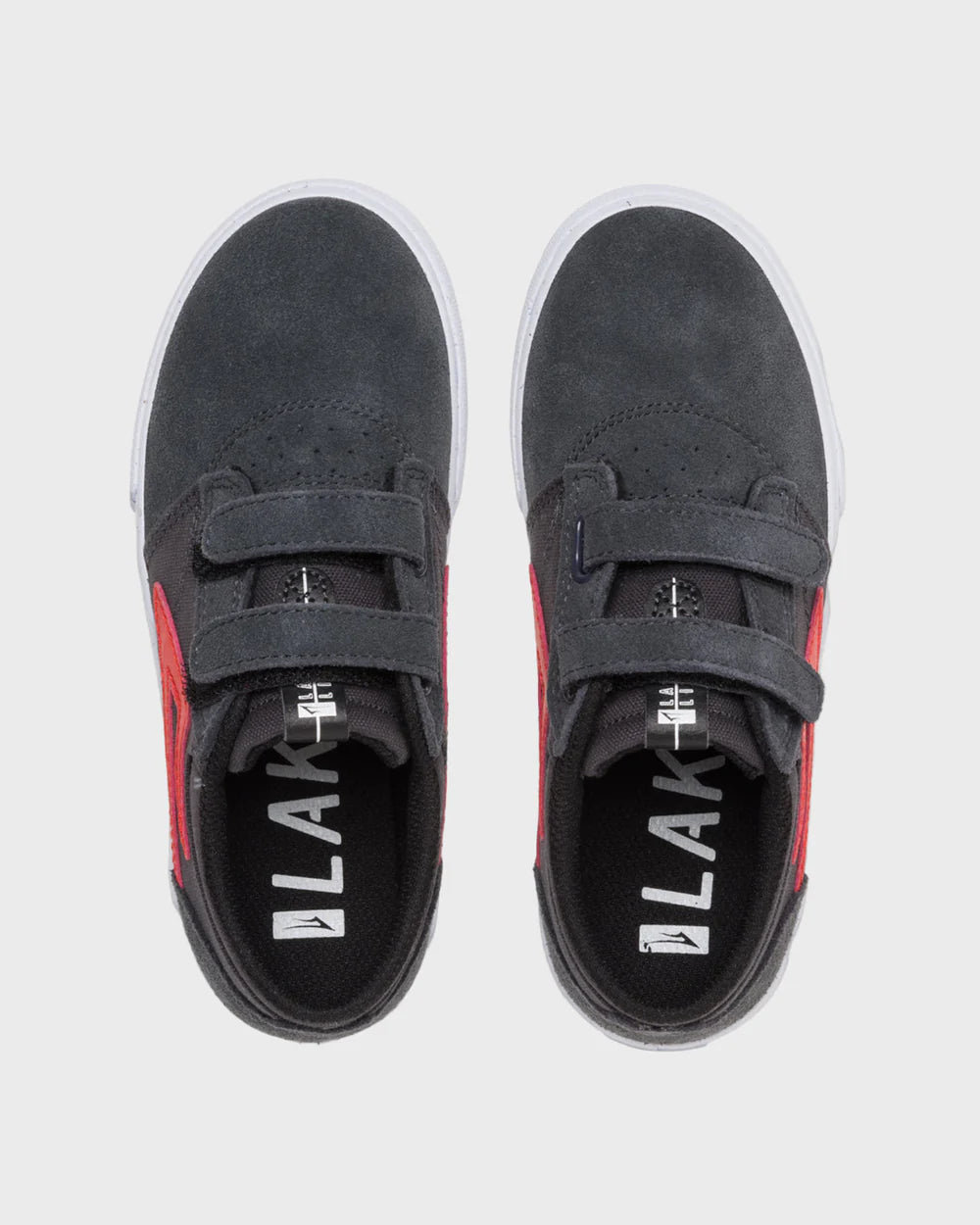 Griffin Kids - Charcoal/Flame Suede
