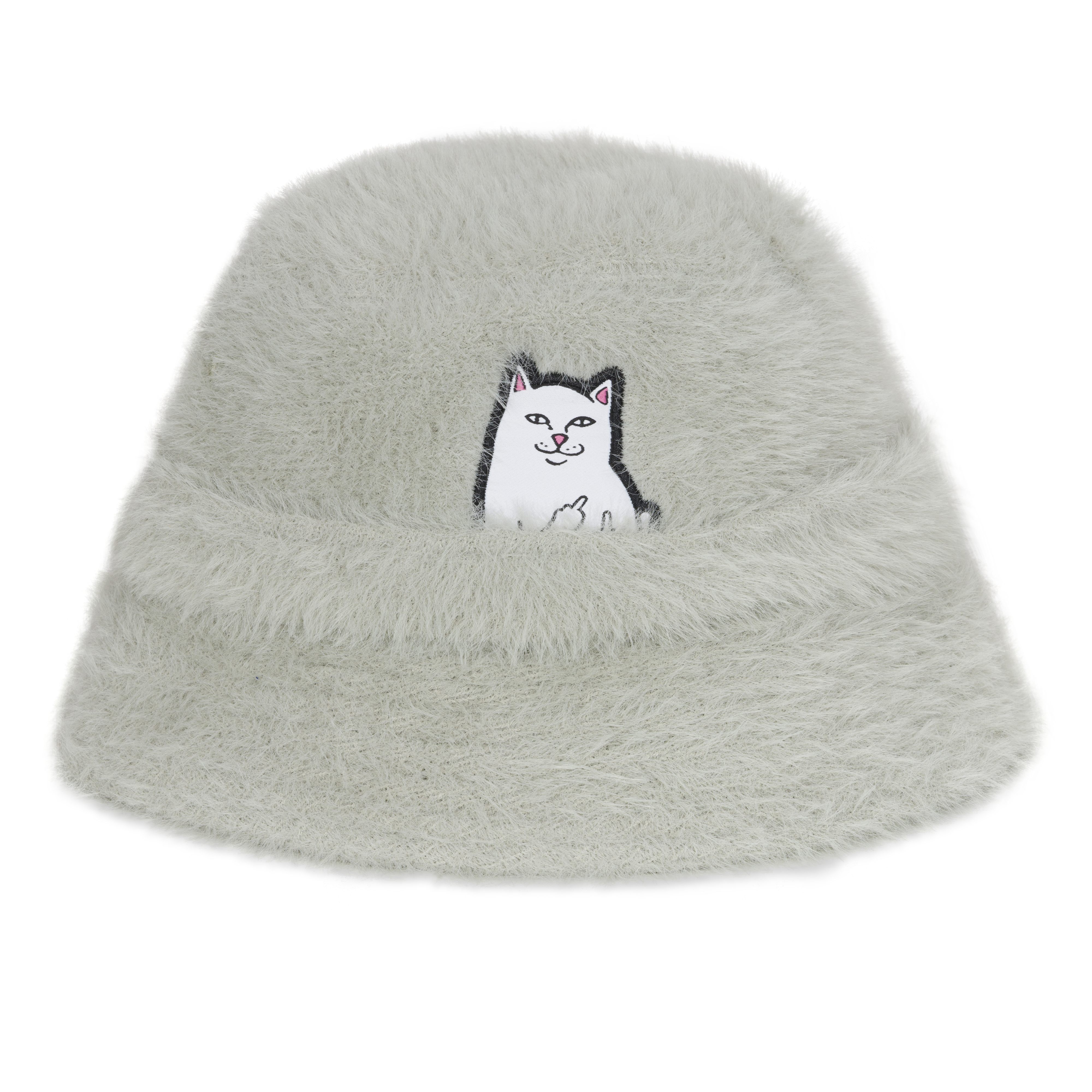 RIPNDIP Lord Nermal Sherpa Bucket Hat (Sage Grey)