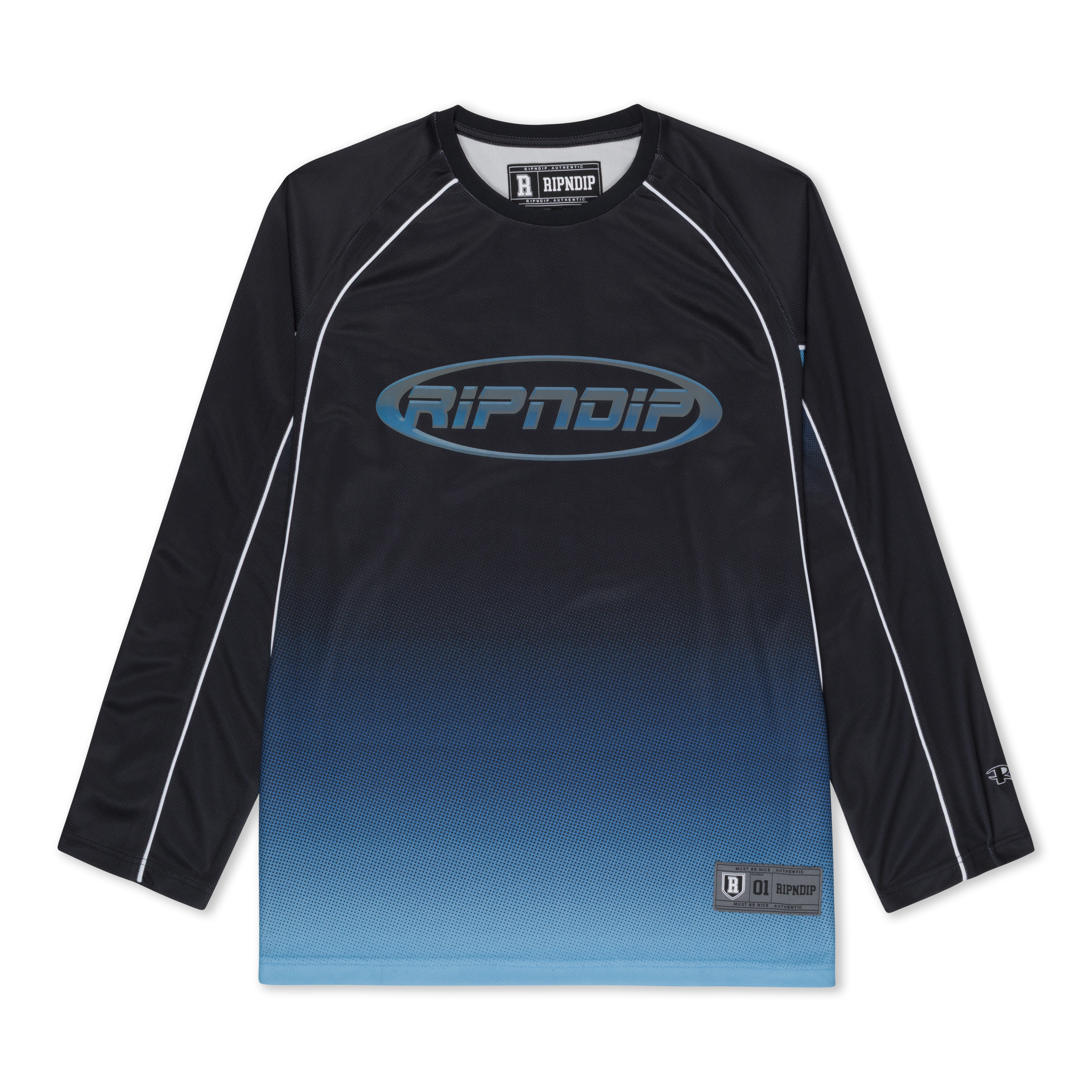 RIPNDIP Surround Sound Hockey Jersey (Black / Blue)