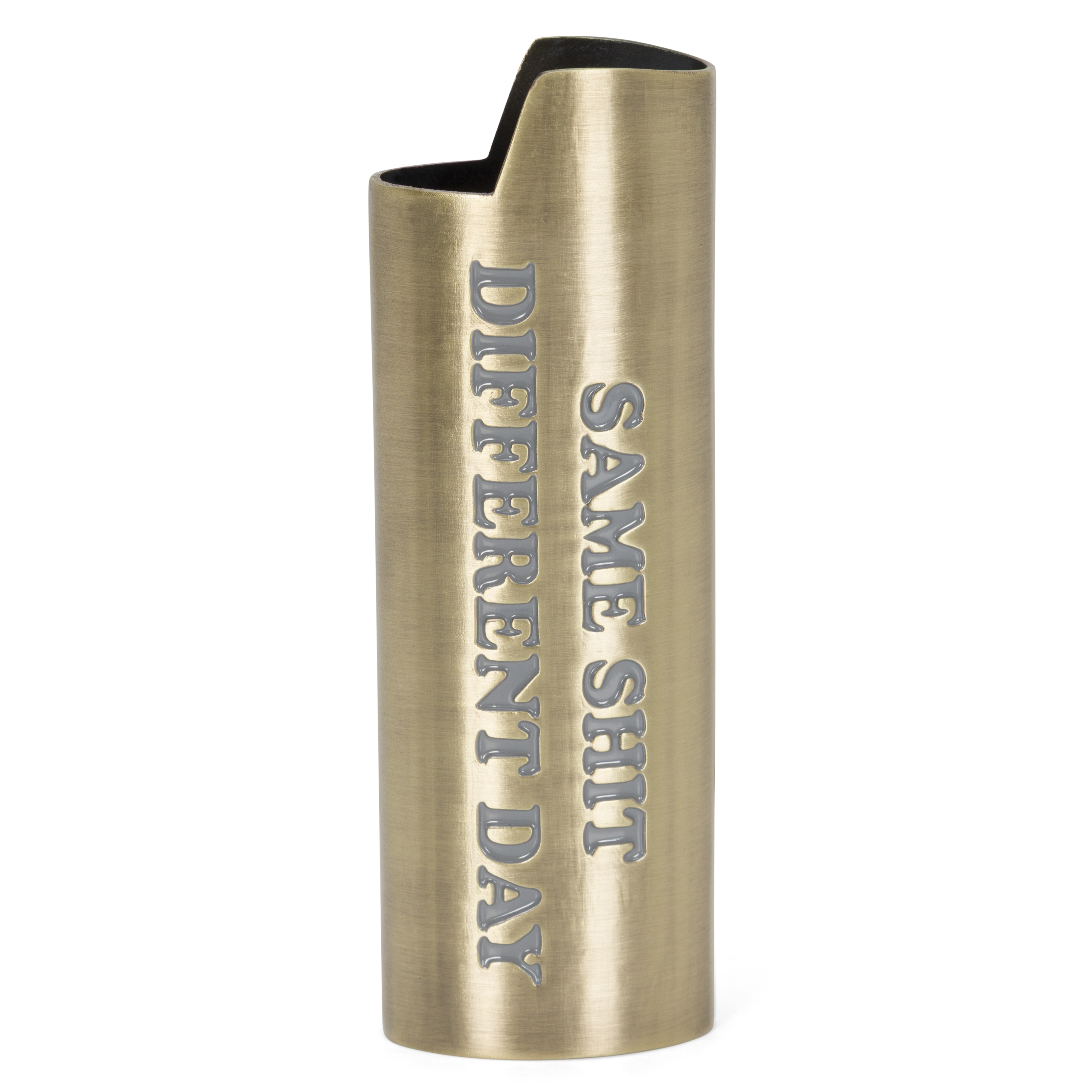 RIPNDIP Same Shit Different Day Lighter Cover (Gold)