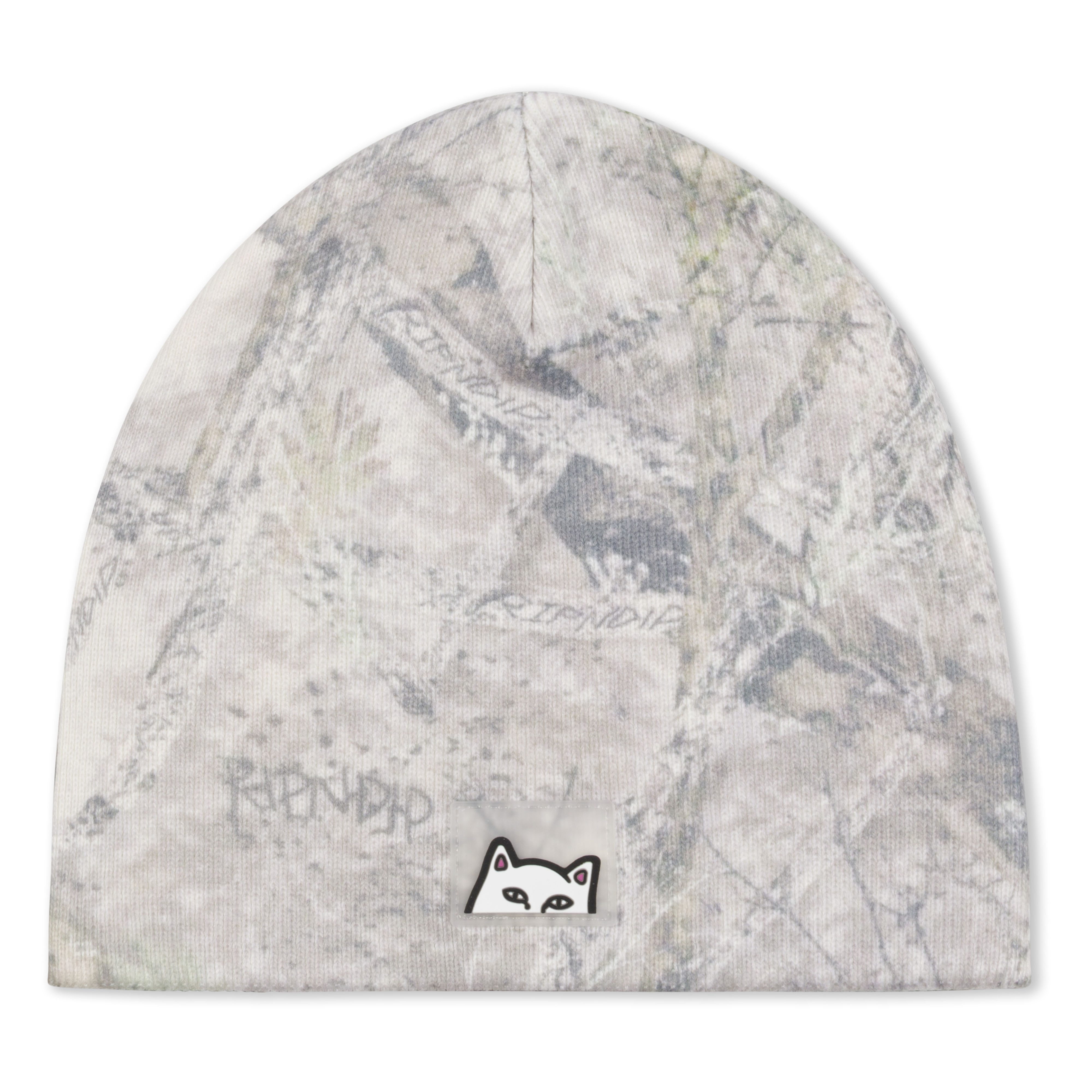 RIPNDIP Peeking Nermal Skull Beanie (Nerm Tree Camo)