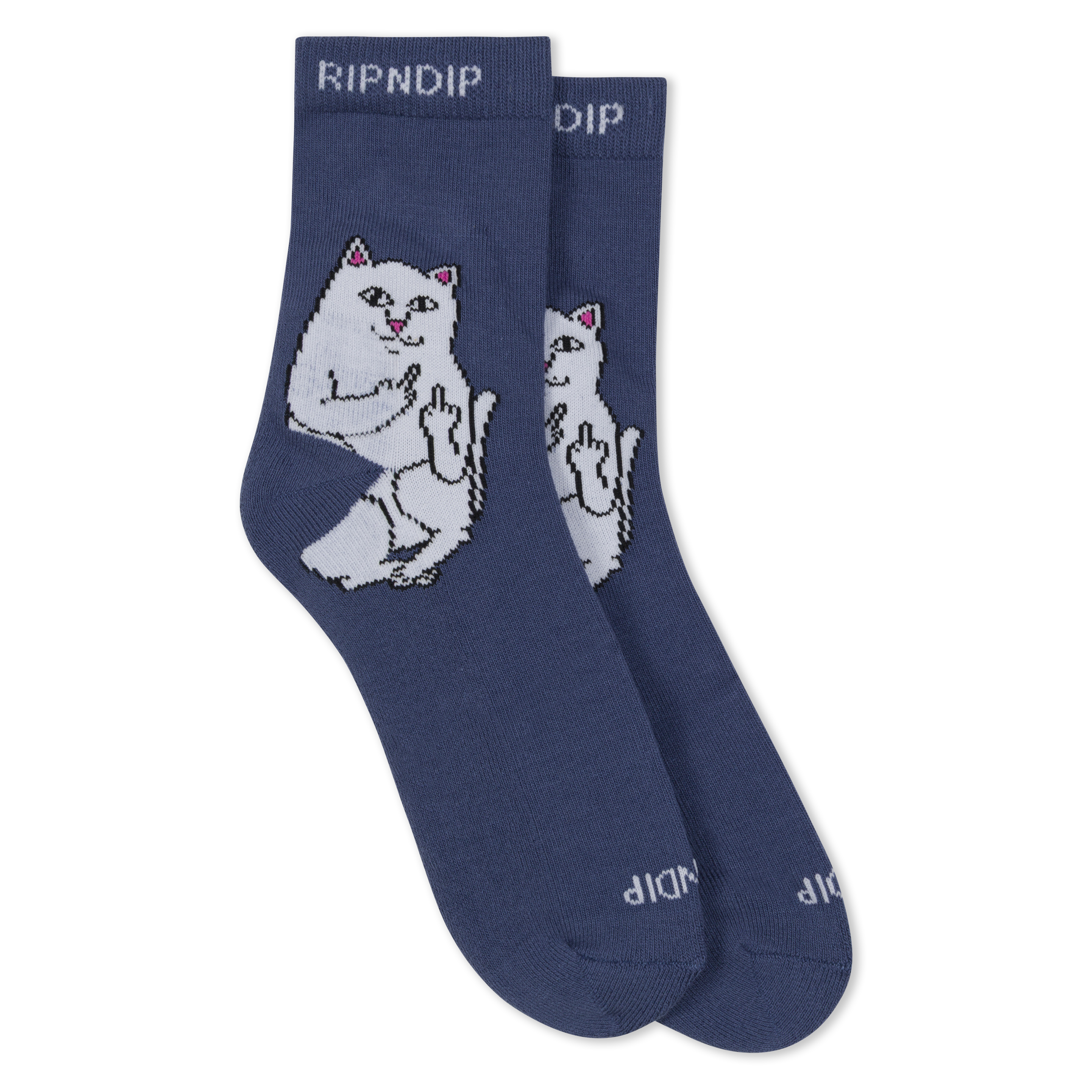 RIPNDIP Lord Nermal Mid Socks (Navy)