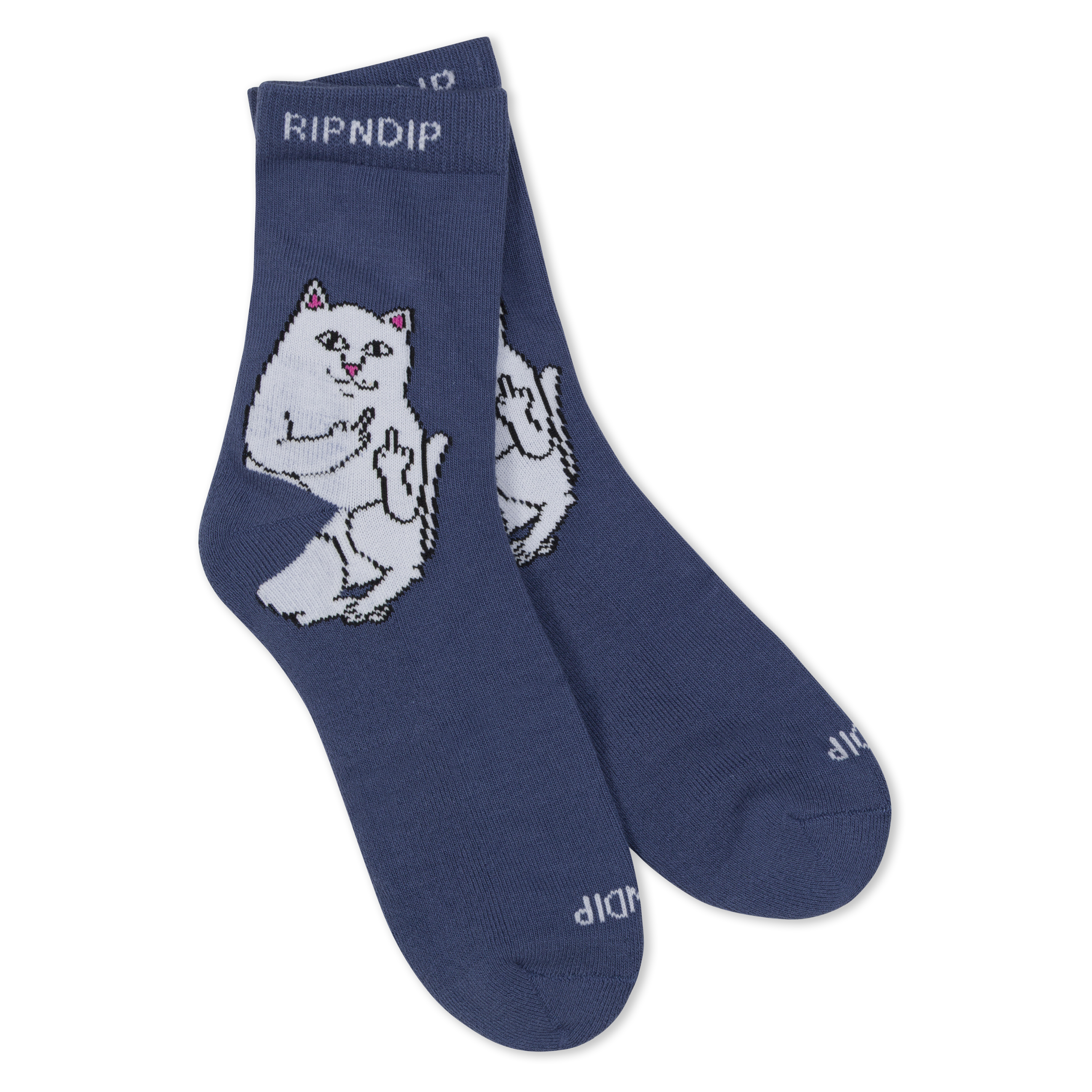 RIPNDIP Lord Nermal Mid Socks (Navy)