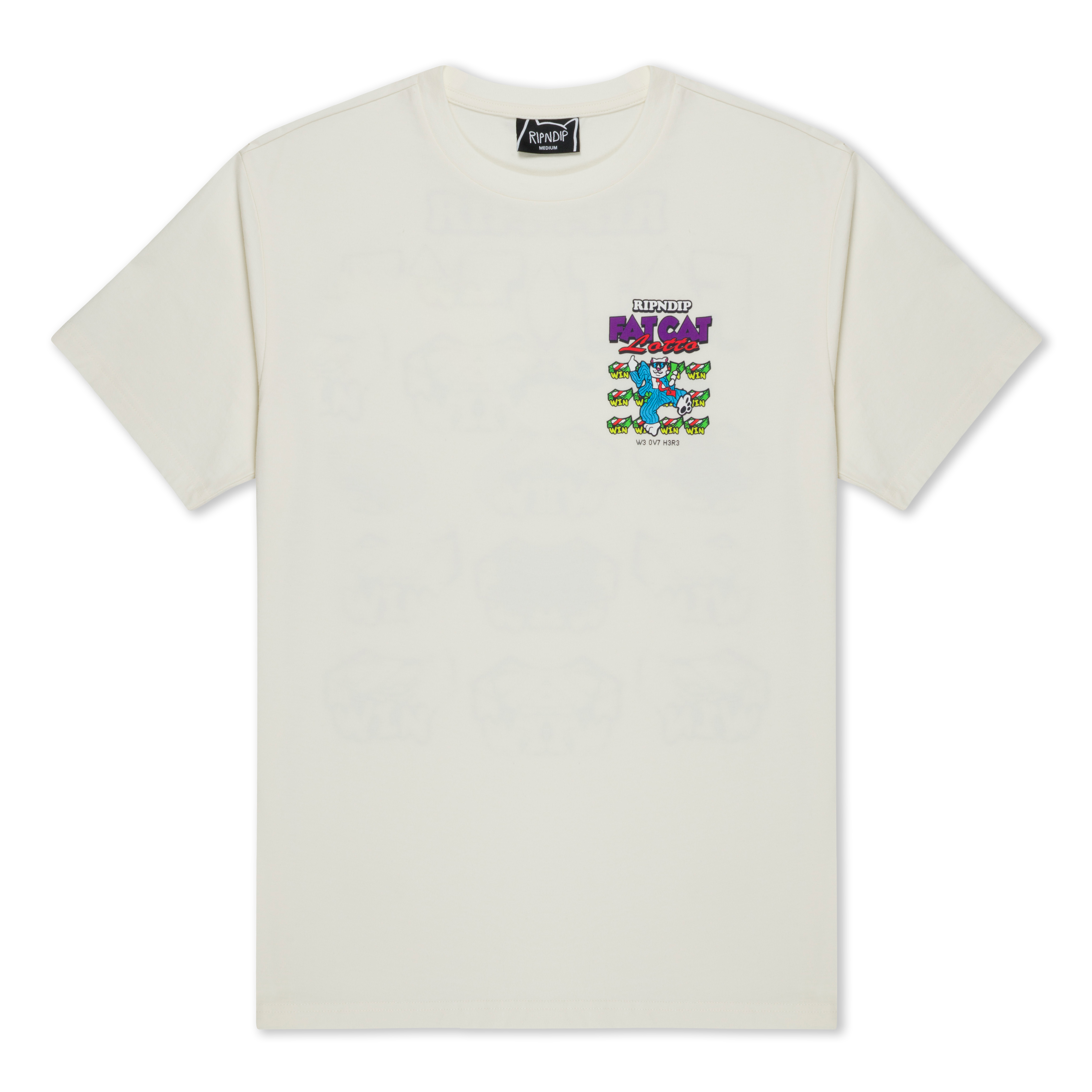 RIPNDIP Fat Cat Tee (Bone)