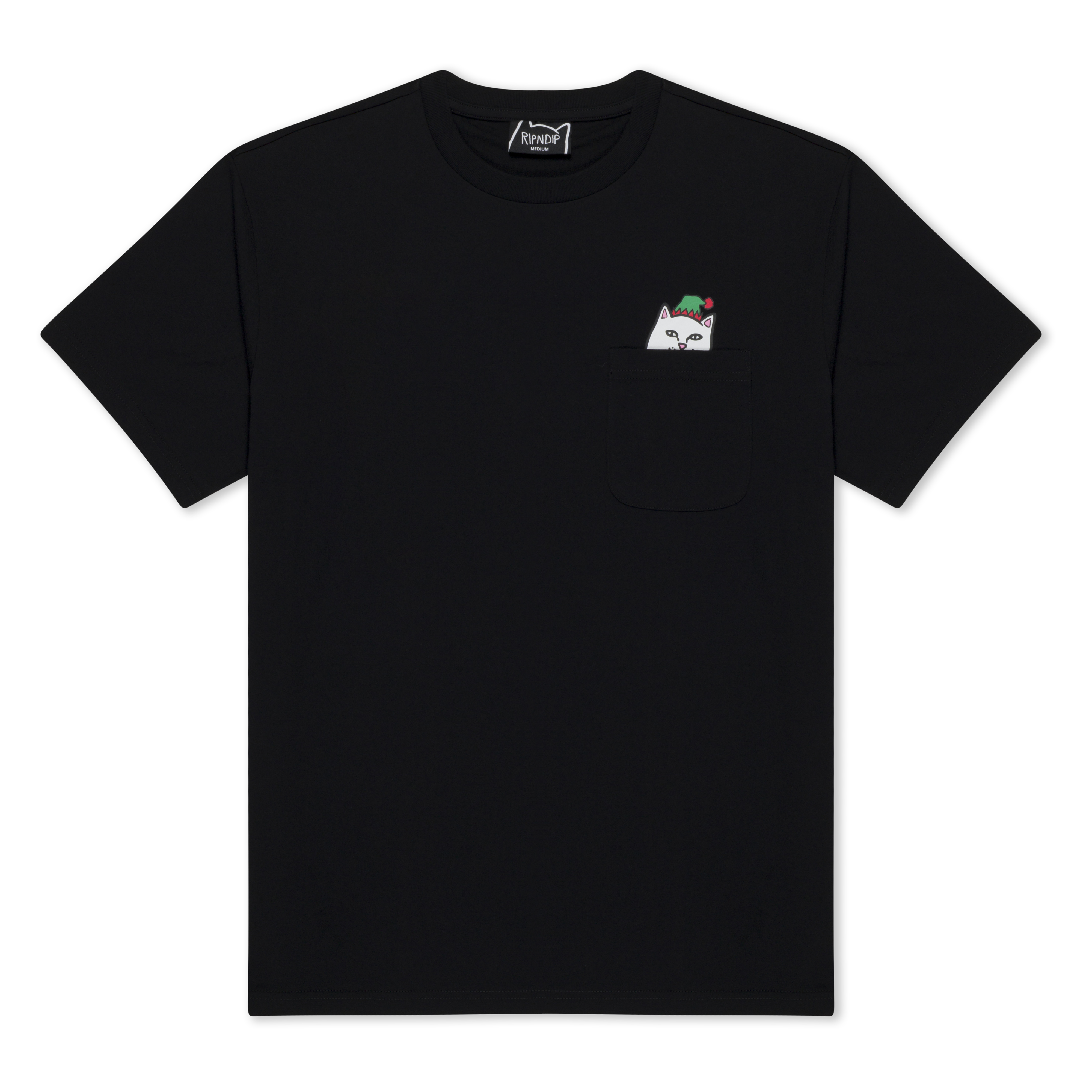 RIPNDIP Lord Nermal Elf Pocket Tee (Black)