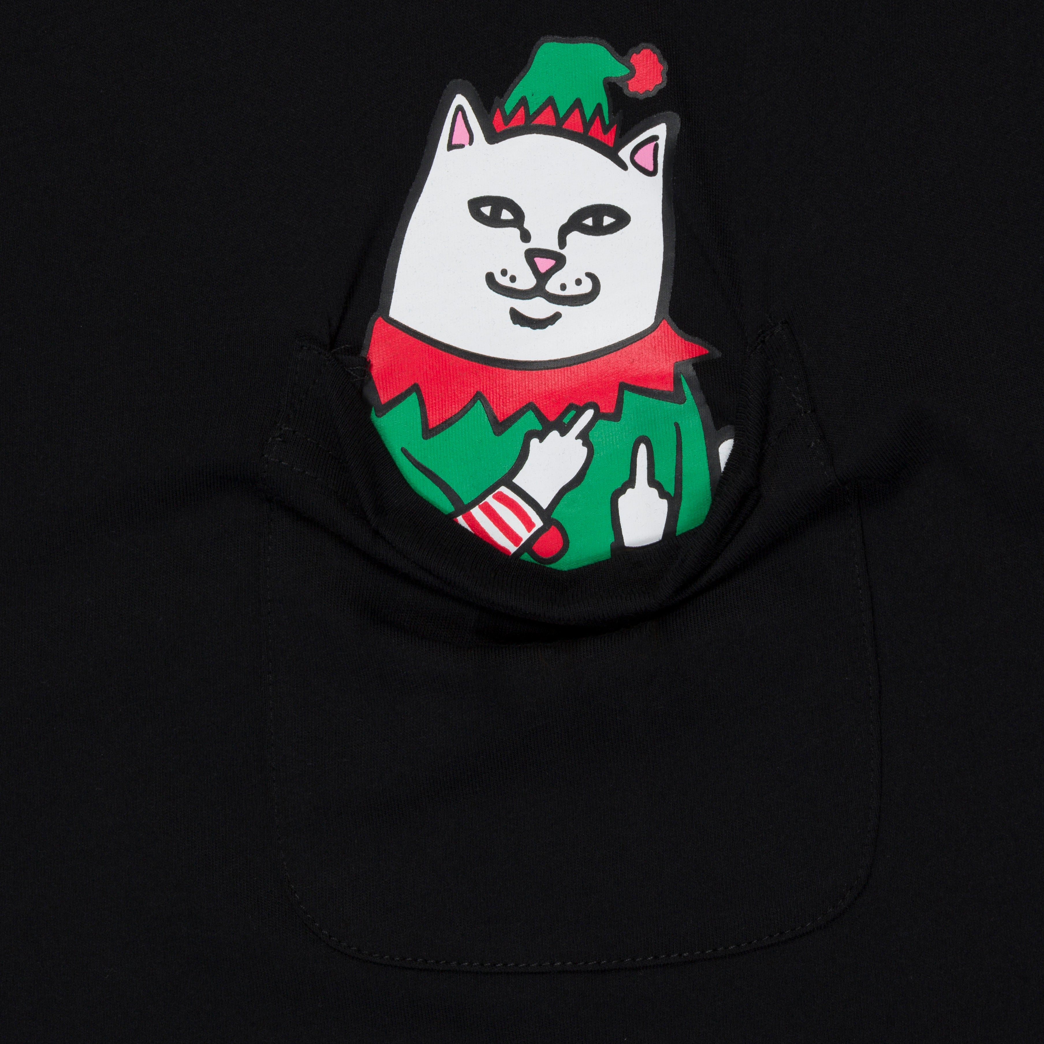 RIPNDIP Lord Nermal Elf Pocket Tee (Black)