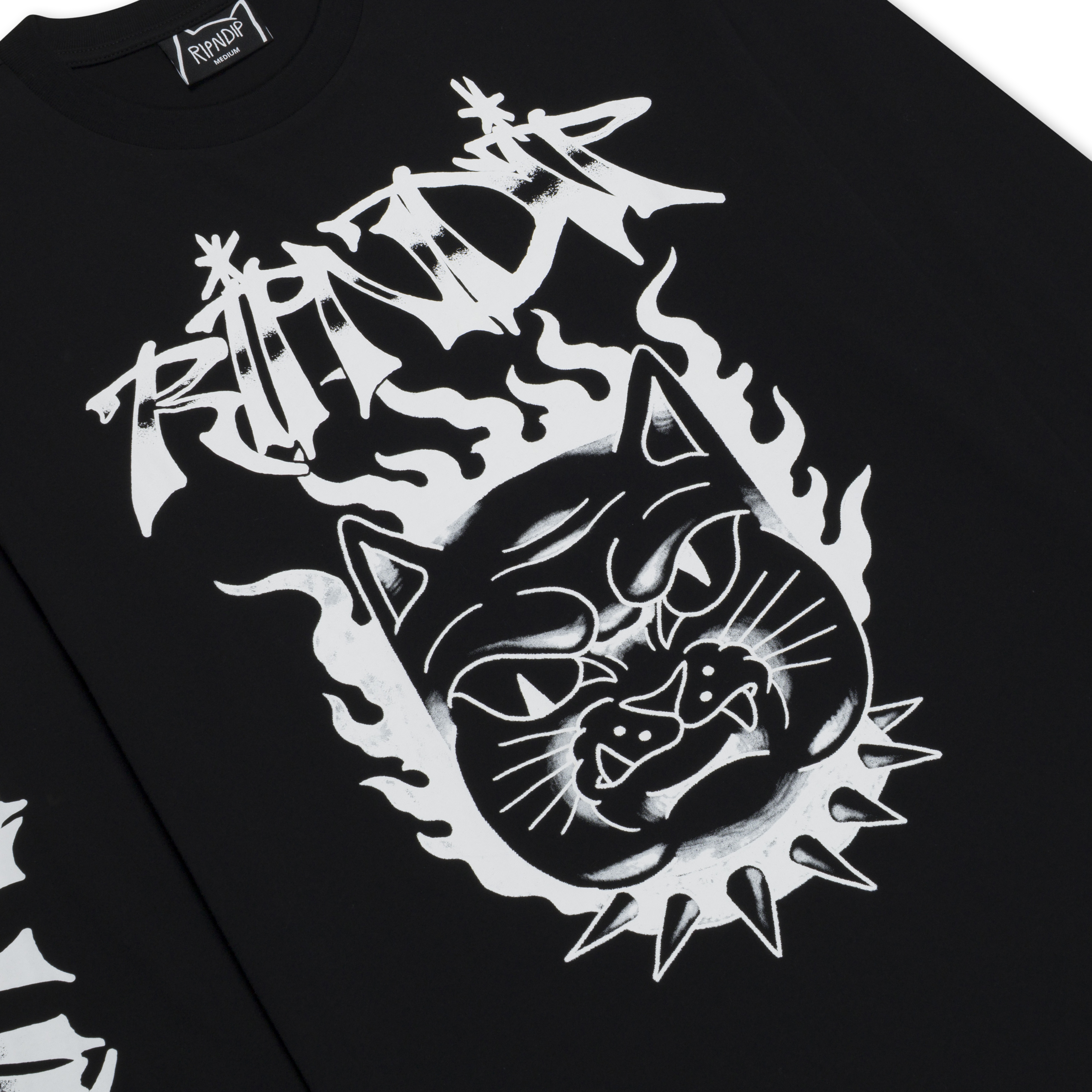RIPNDIP The Happiest Cat LS (Black)