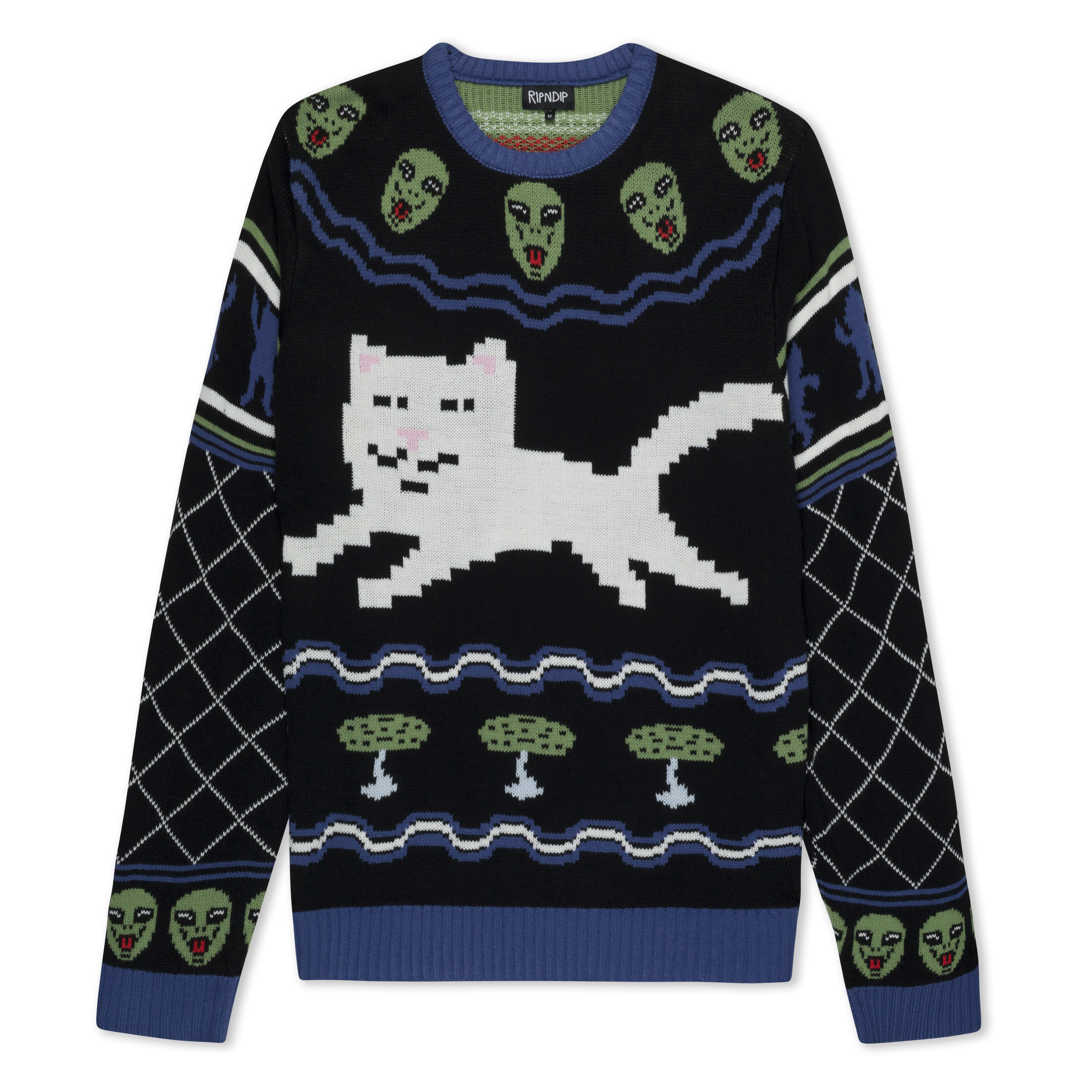 RIPNDIP Out Of This World Knit Sweater (Black)