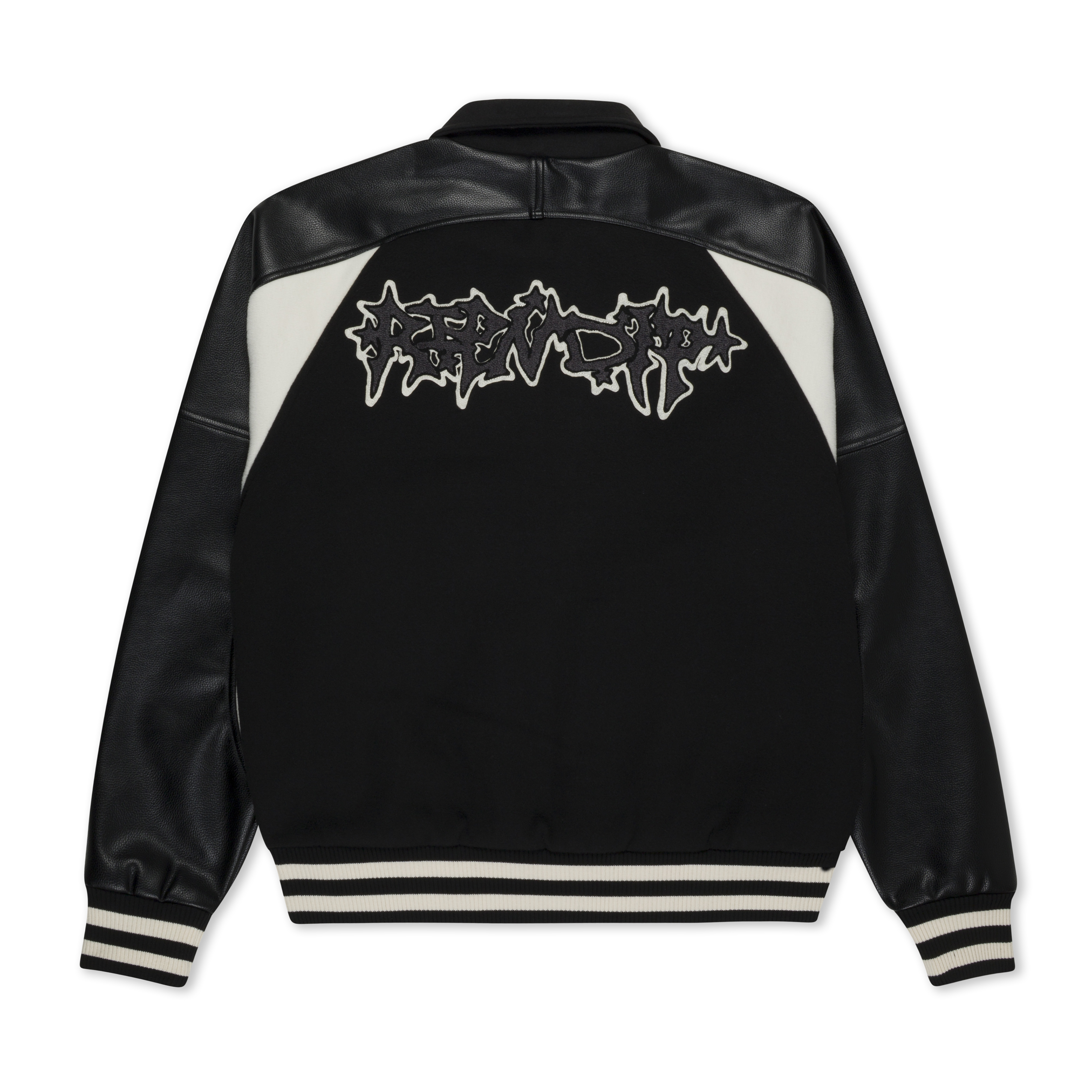 RIPNDIP Luther Leather Jacket (Black / Sand)