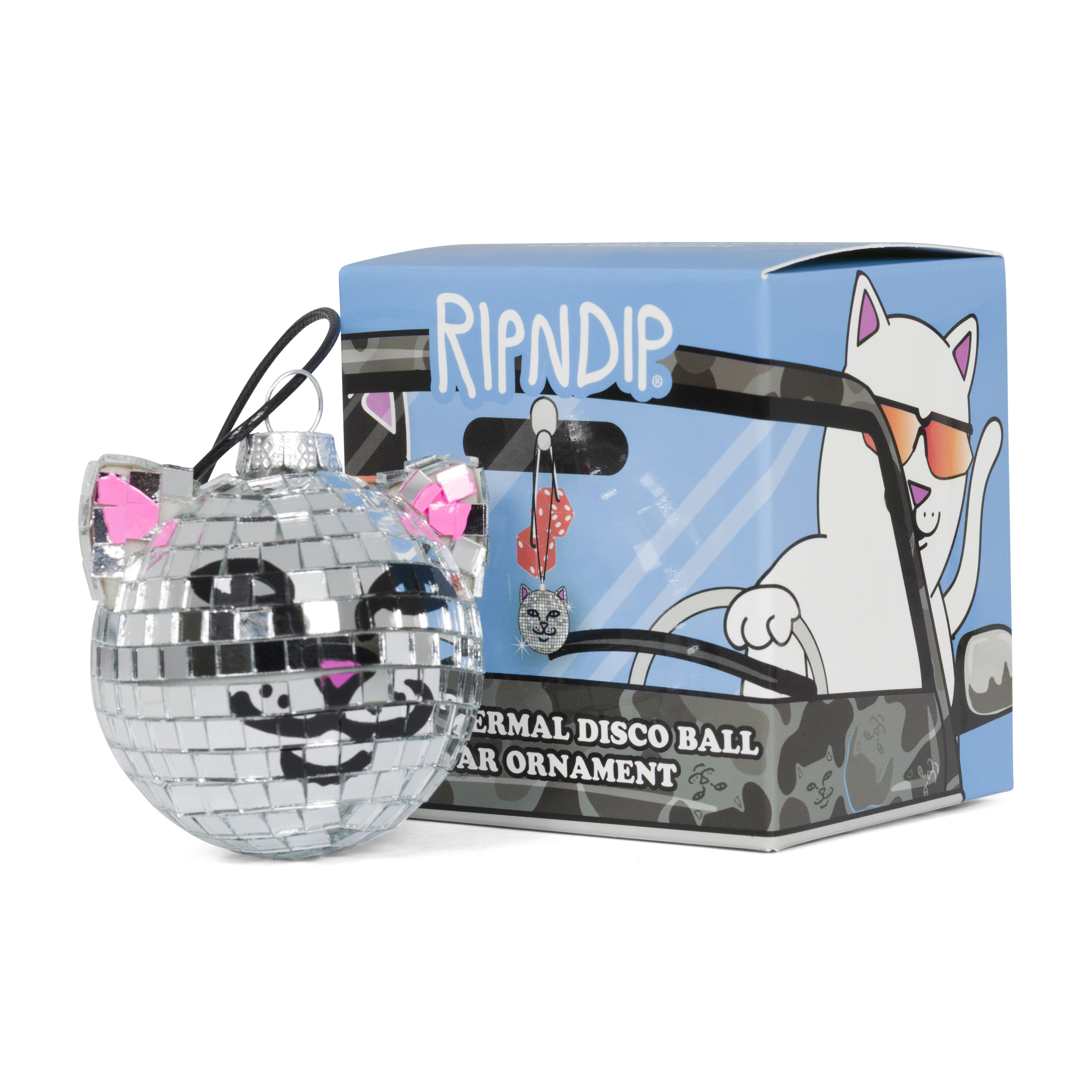 RIPNDIP Nermal Disco Car Ornament (Metallic)