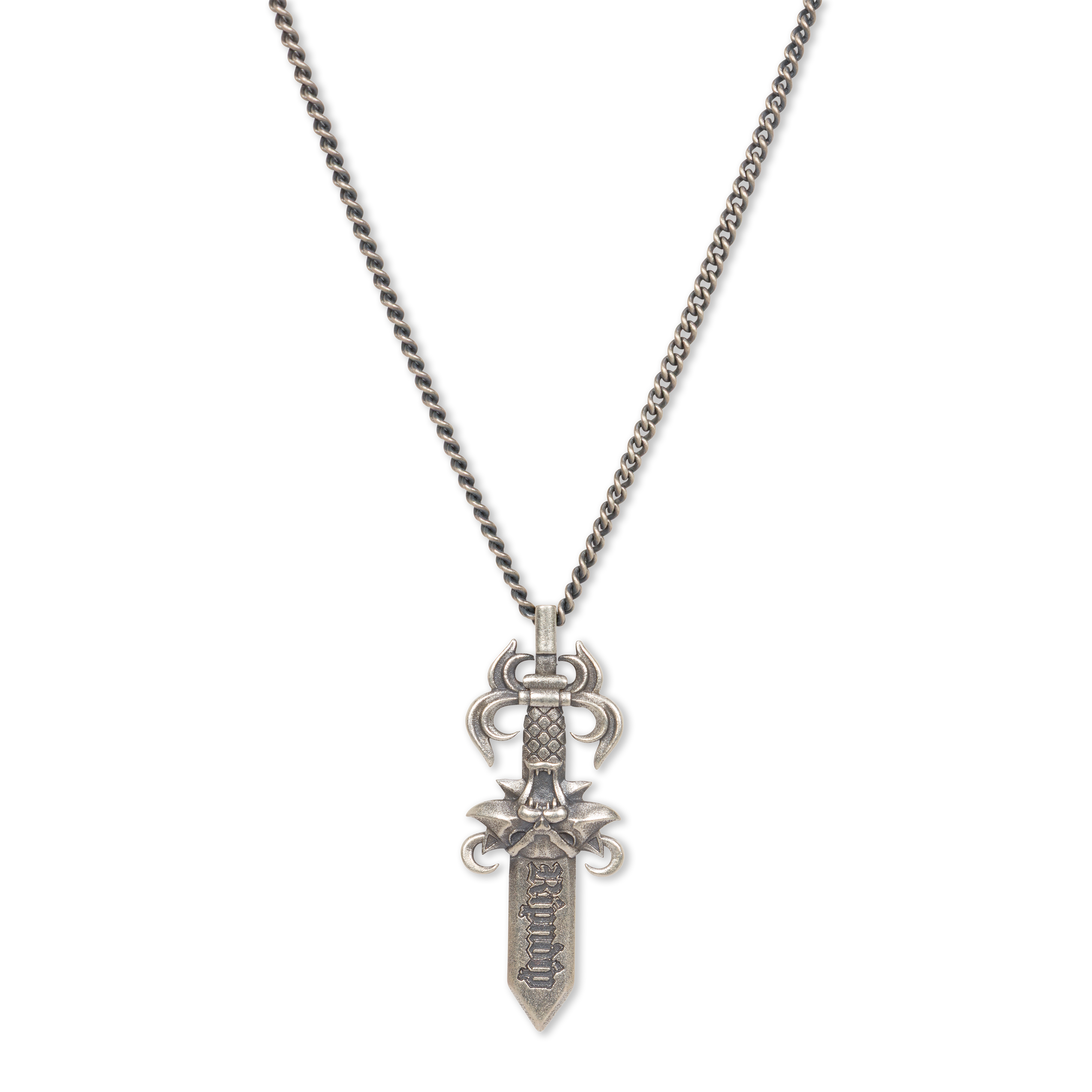 RIPNDIP Nerm Dagger Necklace (Silver)