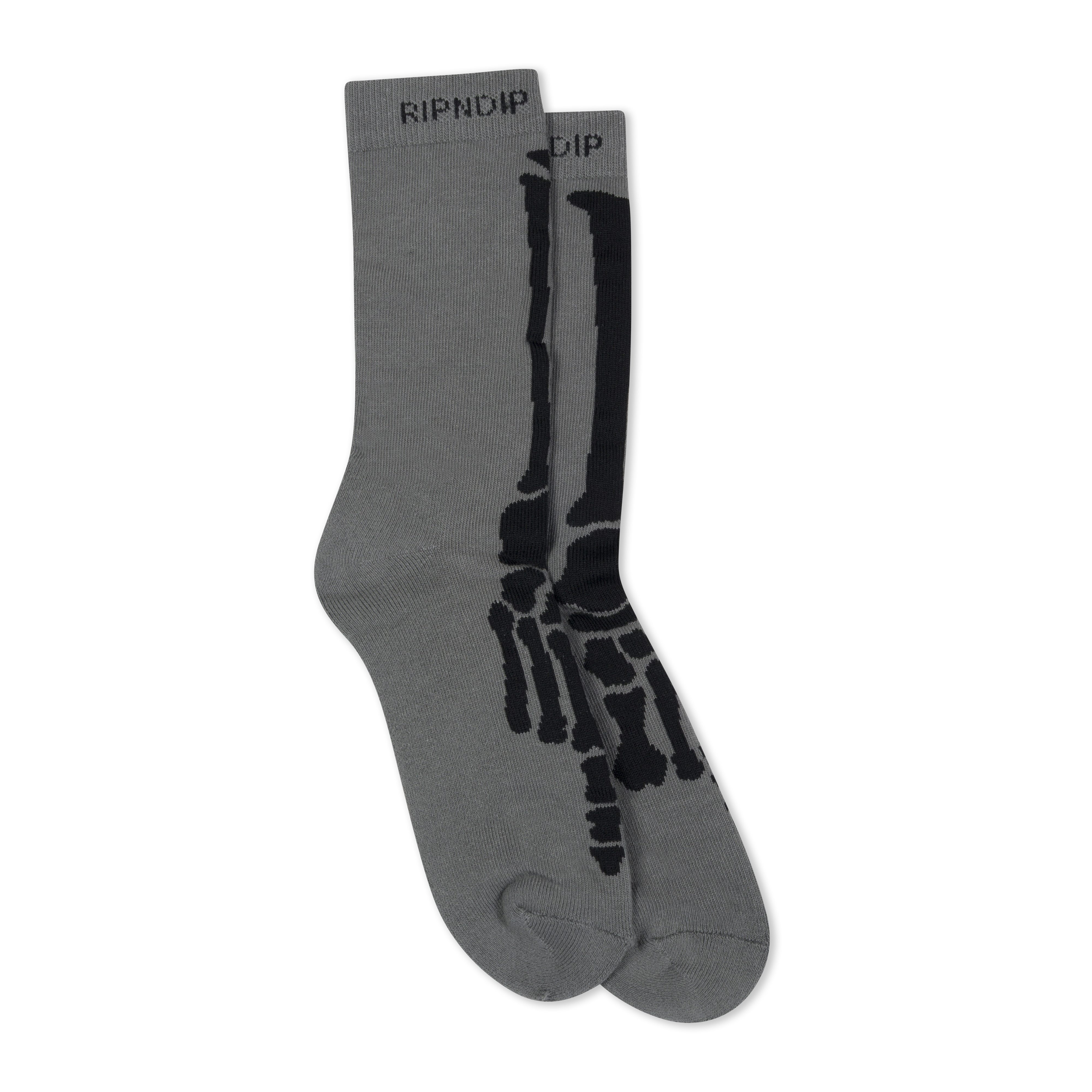 RIPNDIP Skelly Nerm Socks (Charcoal)