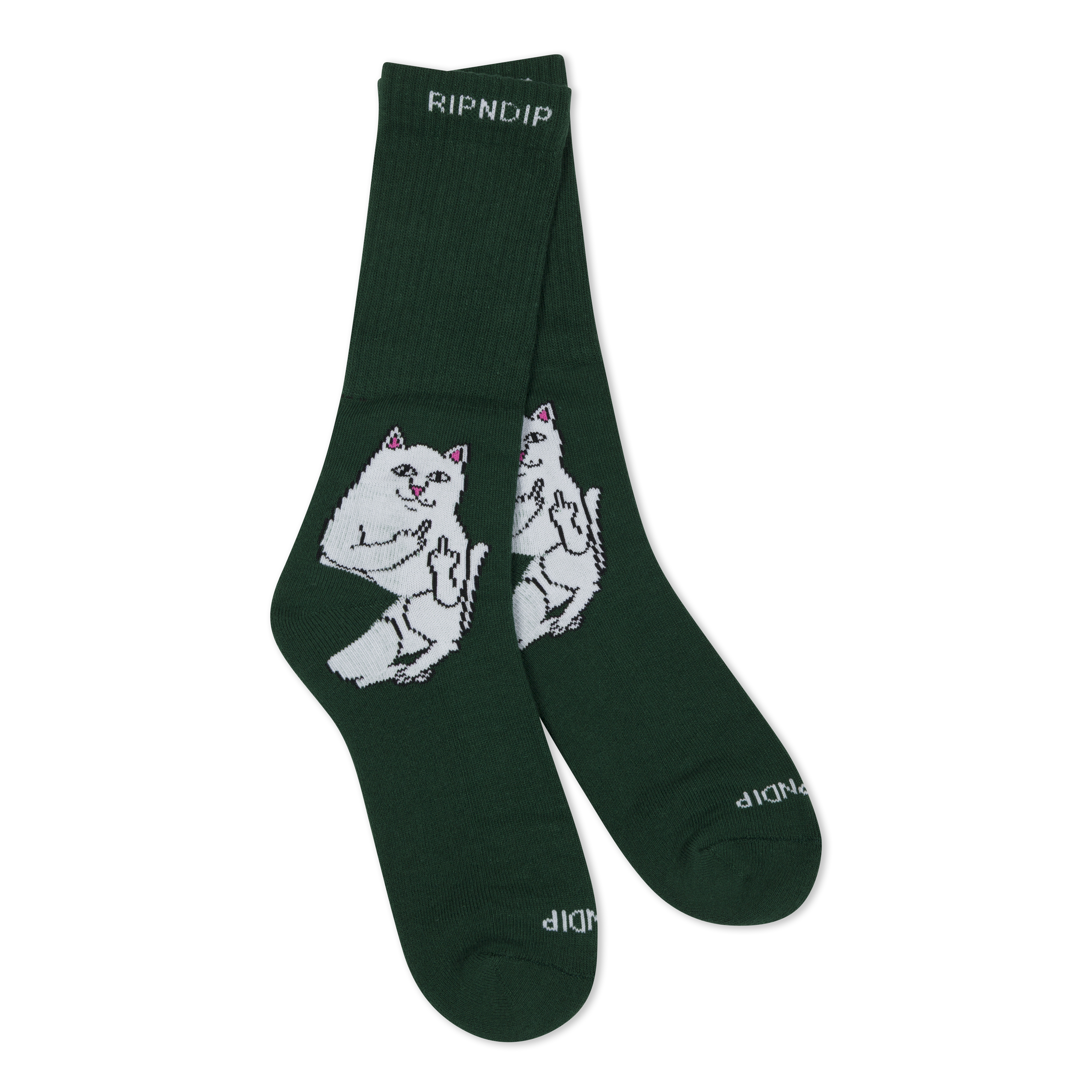 RIPNDIP Lord Nermal Socks (Hunter Green)