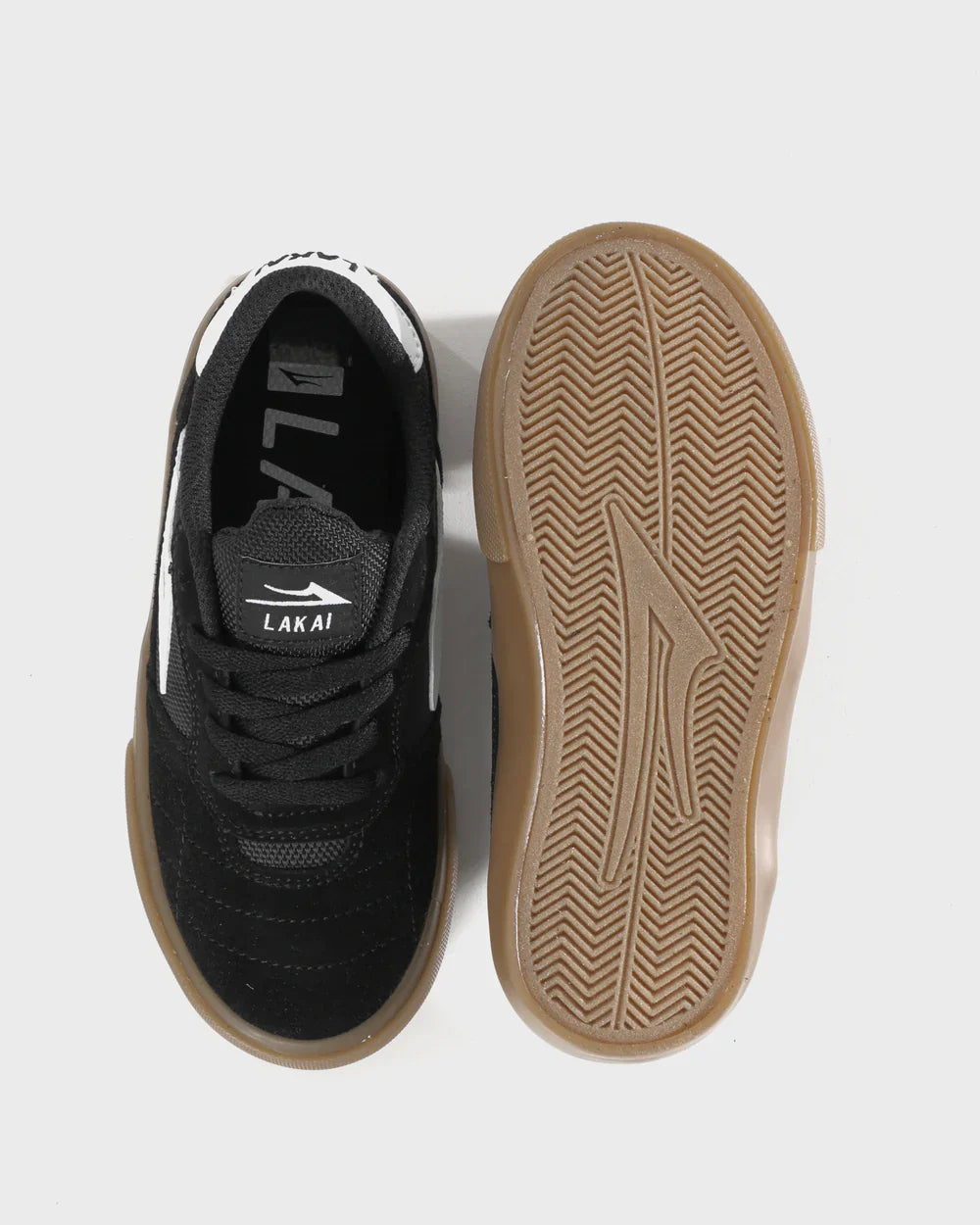 Cambridge Kids - Black/Gum Suede