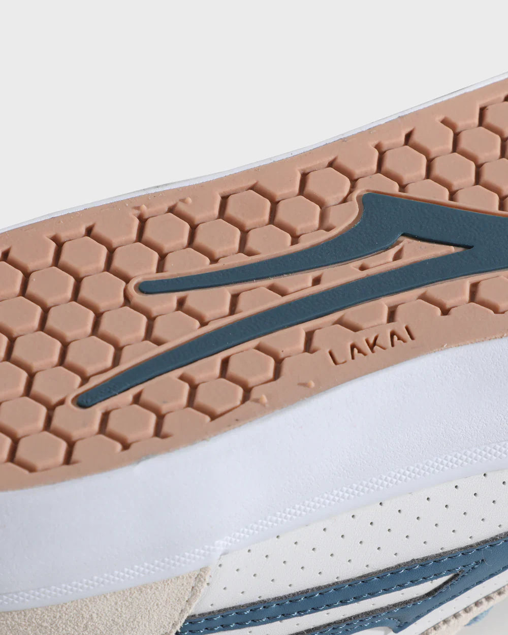 Manchester - White Suede Navy Perf