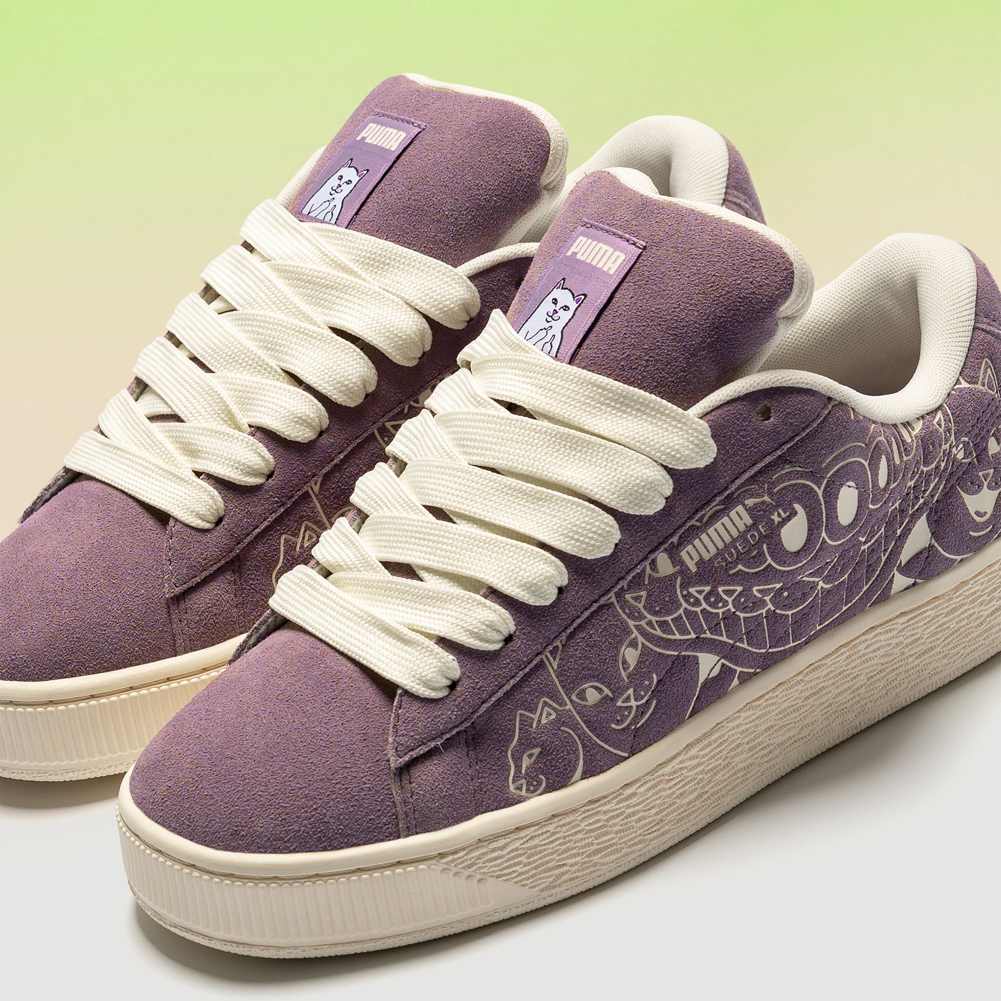 RIPNDIP Suede XL (Puma Raisin-Warm White)