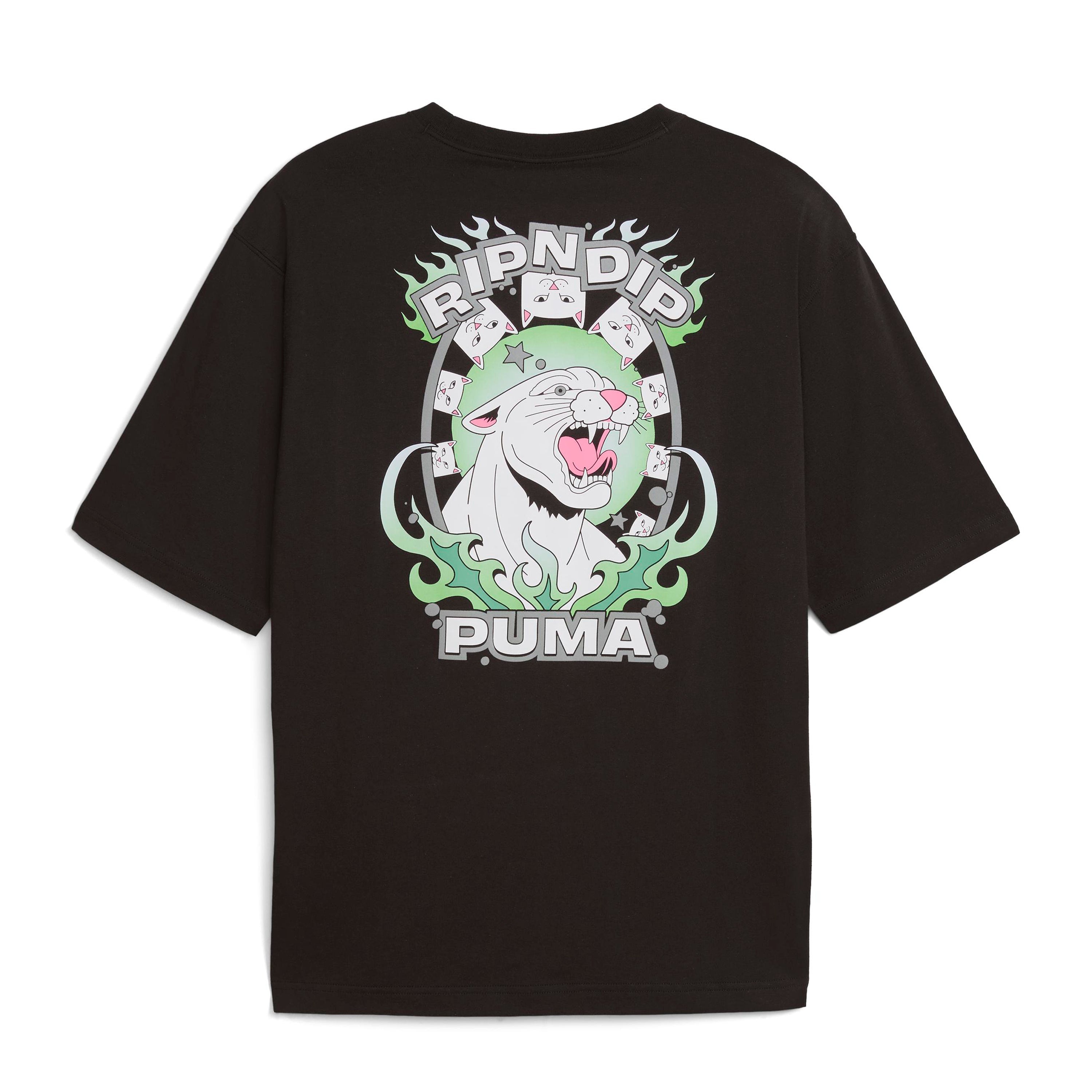 RIPNDIP PUMA X RIPNDIP Boxy Graphic Tee (Puma Black)