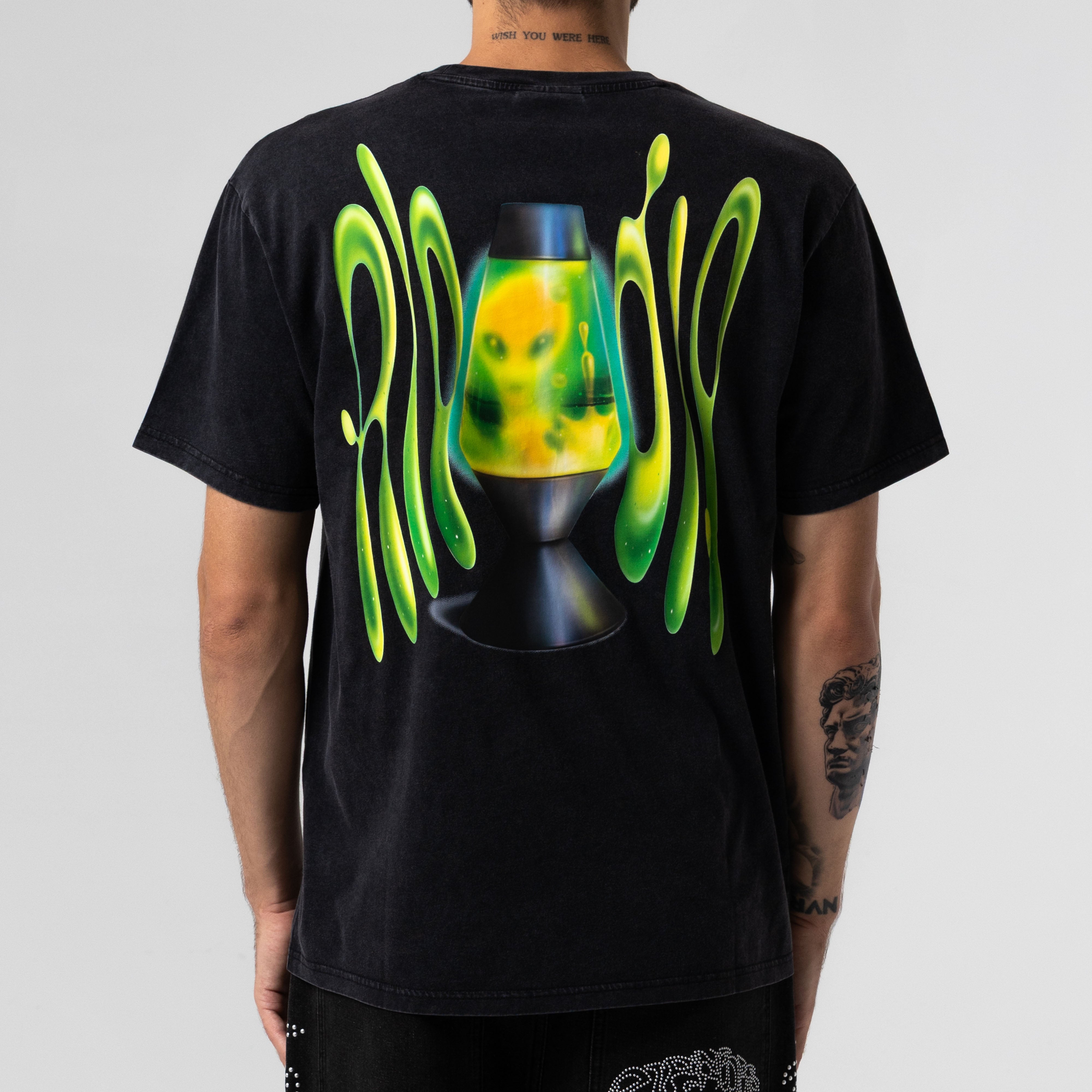 RIPNDIP Lava Lamp Tee (Black Vintage Wash)