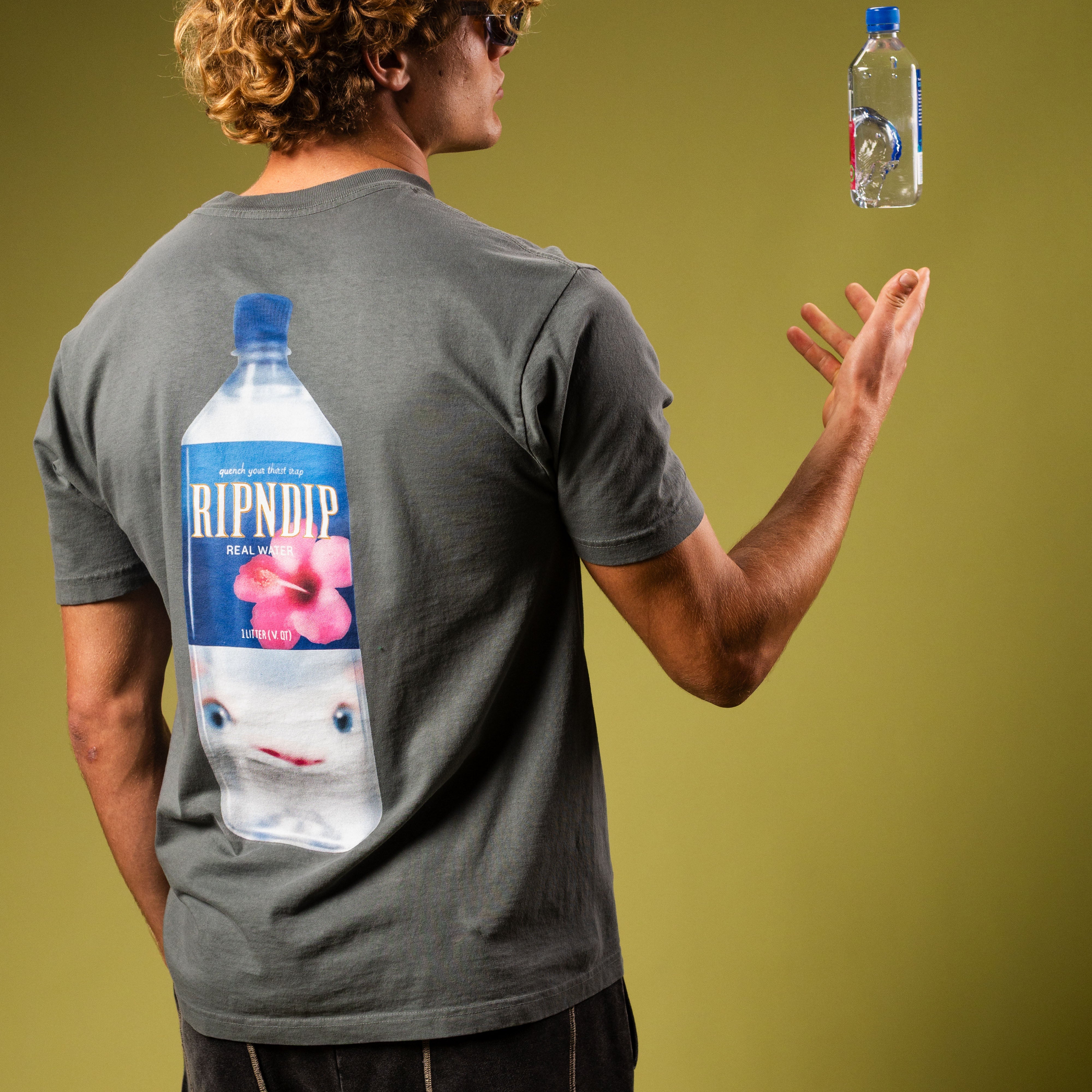 RIPNDIP Real Water Tee (Charcoal)