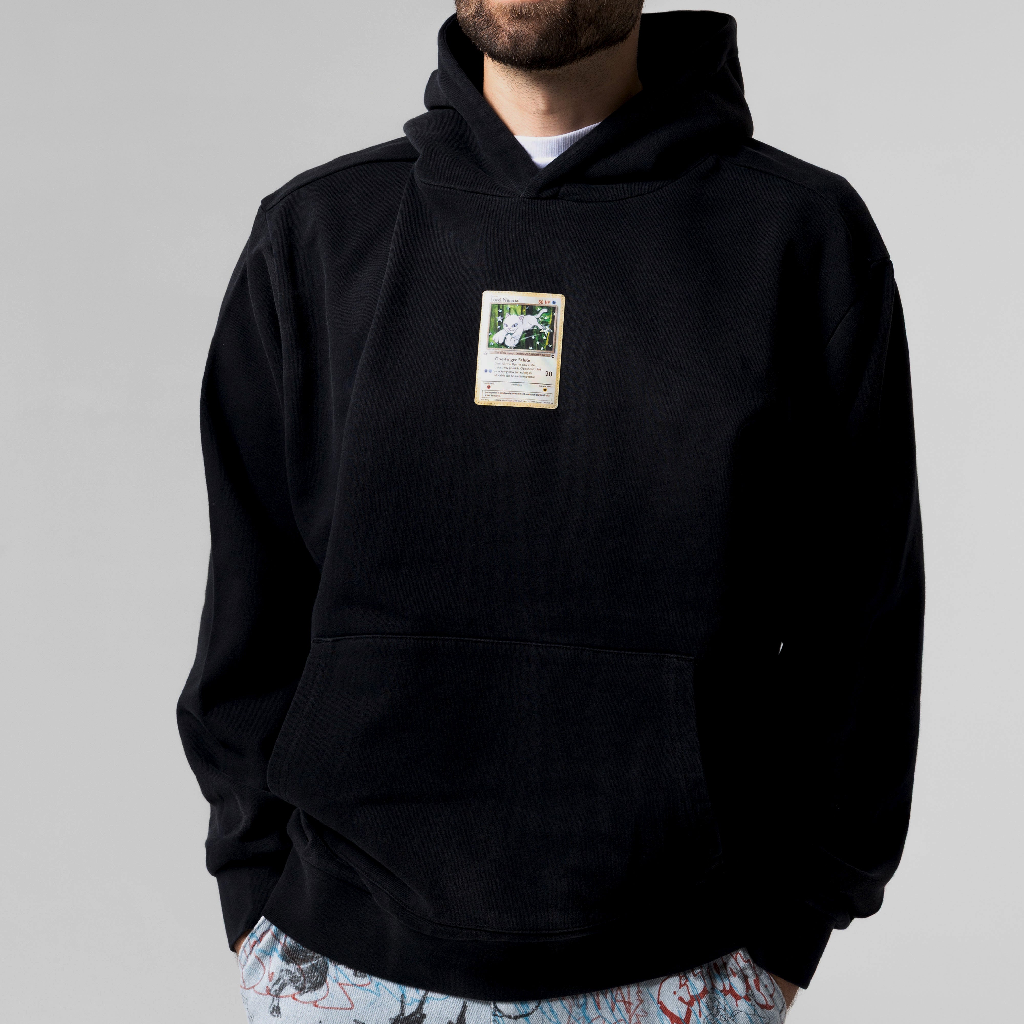 RIPNDIP Legendary Nerm Hoodie (Black Vintage Wash)