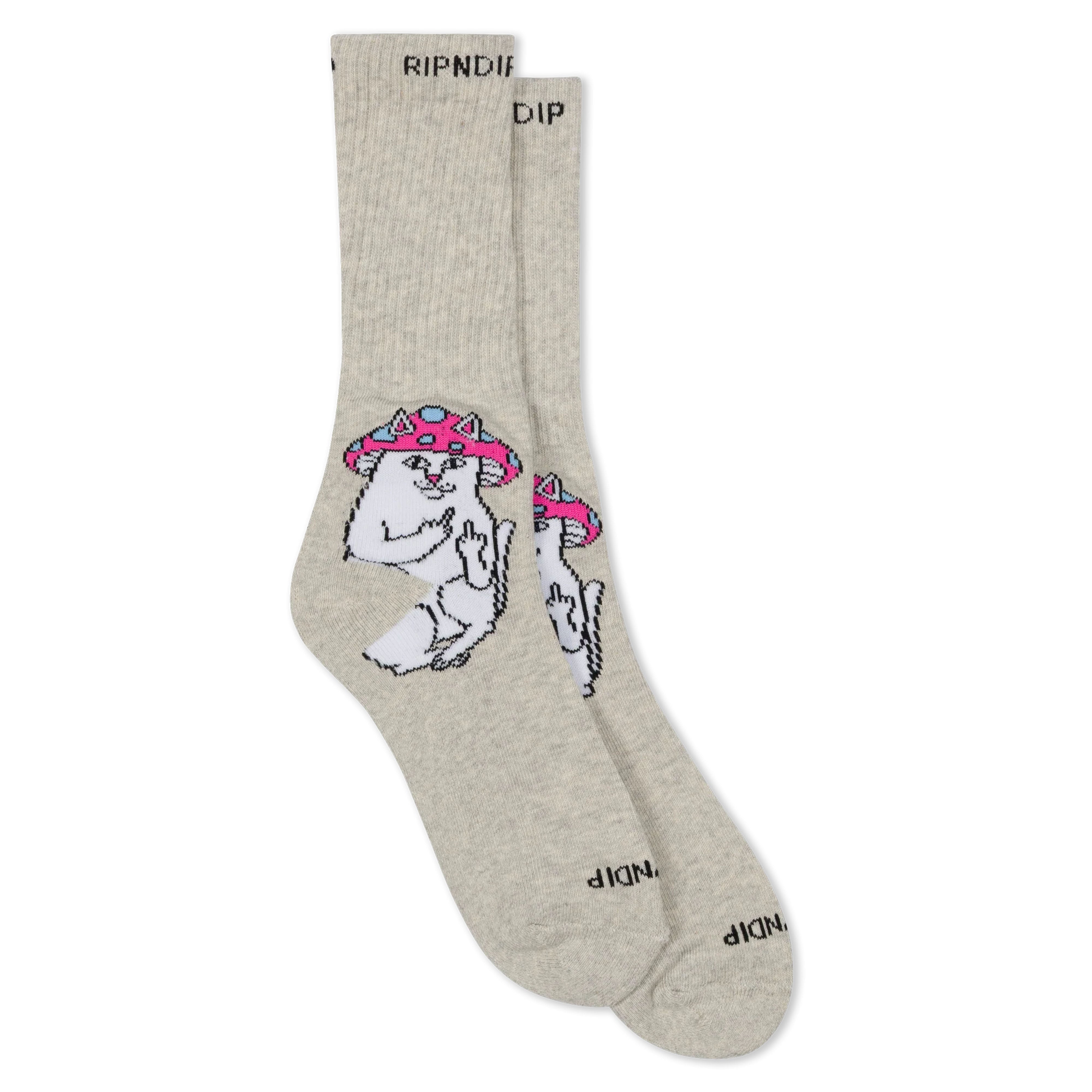 RIPNDIP Lord Mushy Socks (Grey)