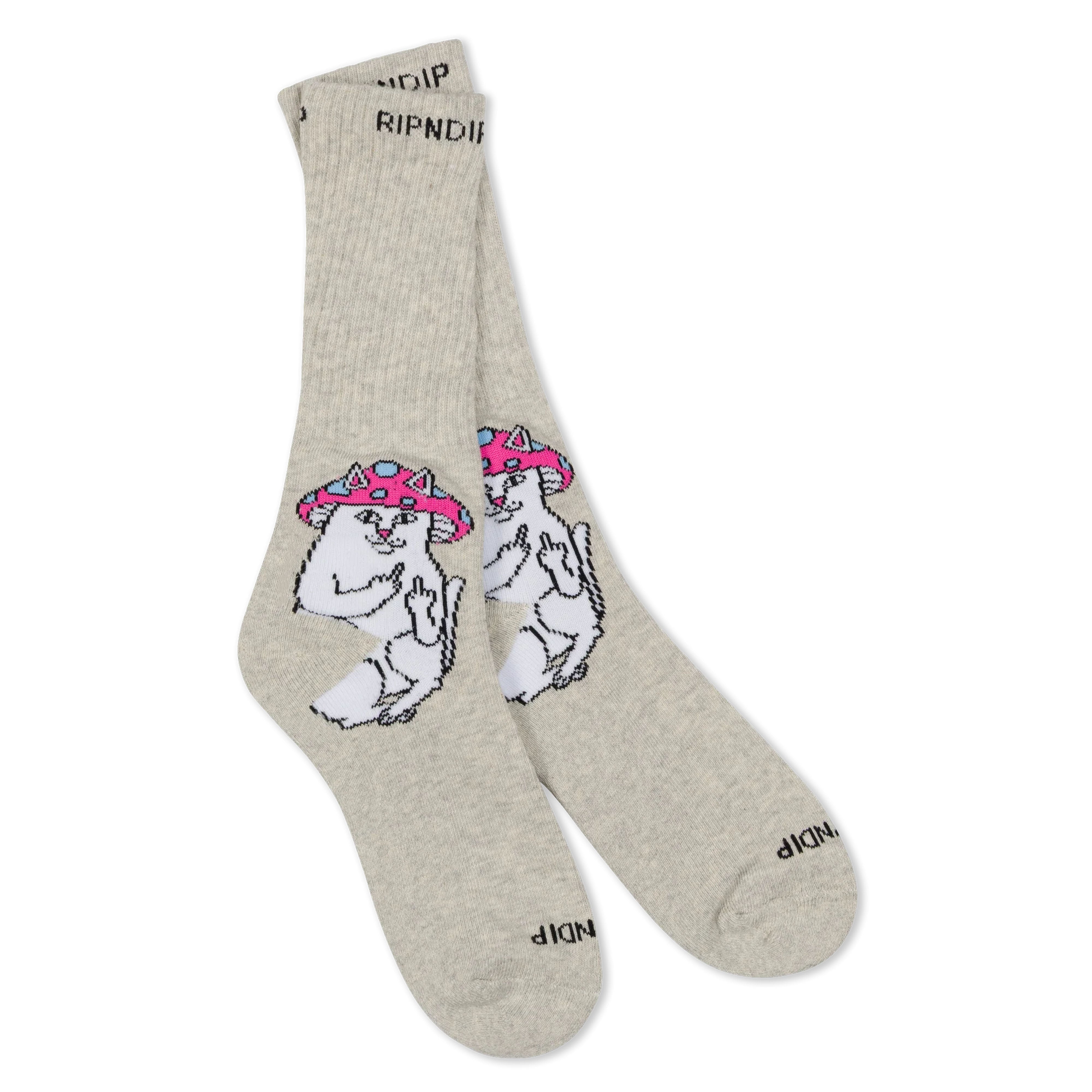 RIPNDIP Lord Mushy Socks (Grey)