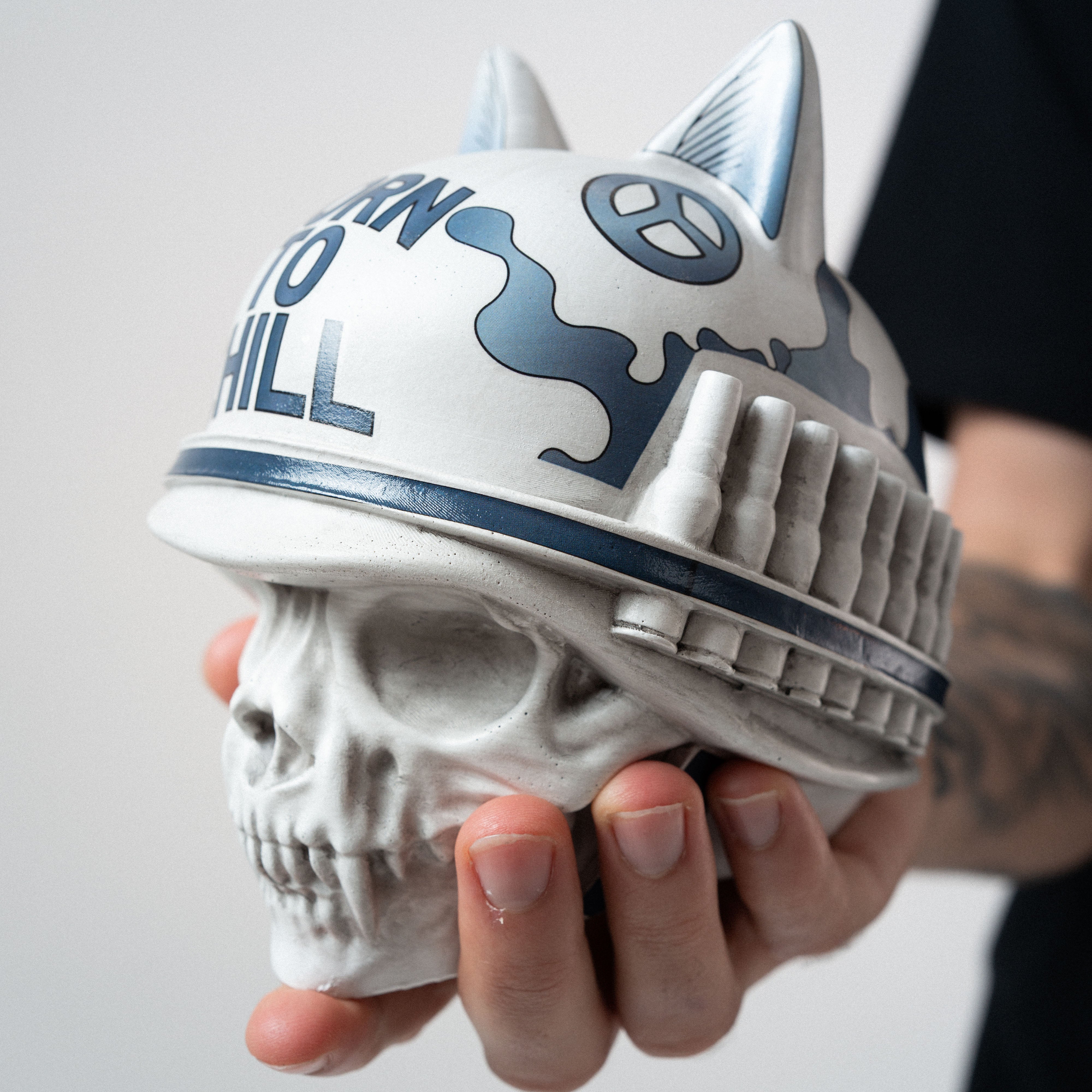 RIPNDIP Born To Chill Ceramic Incense Holder (Indigo)